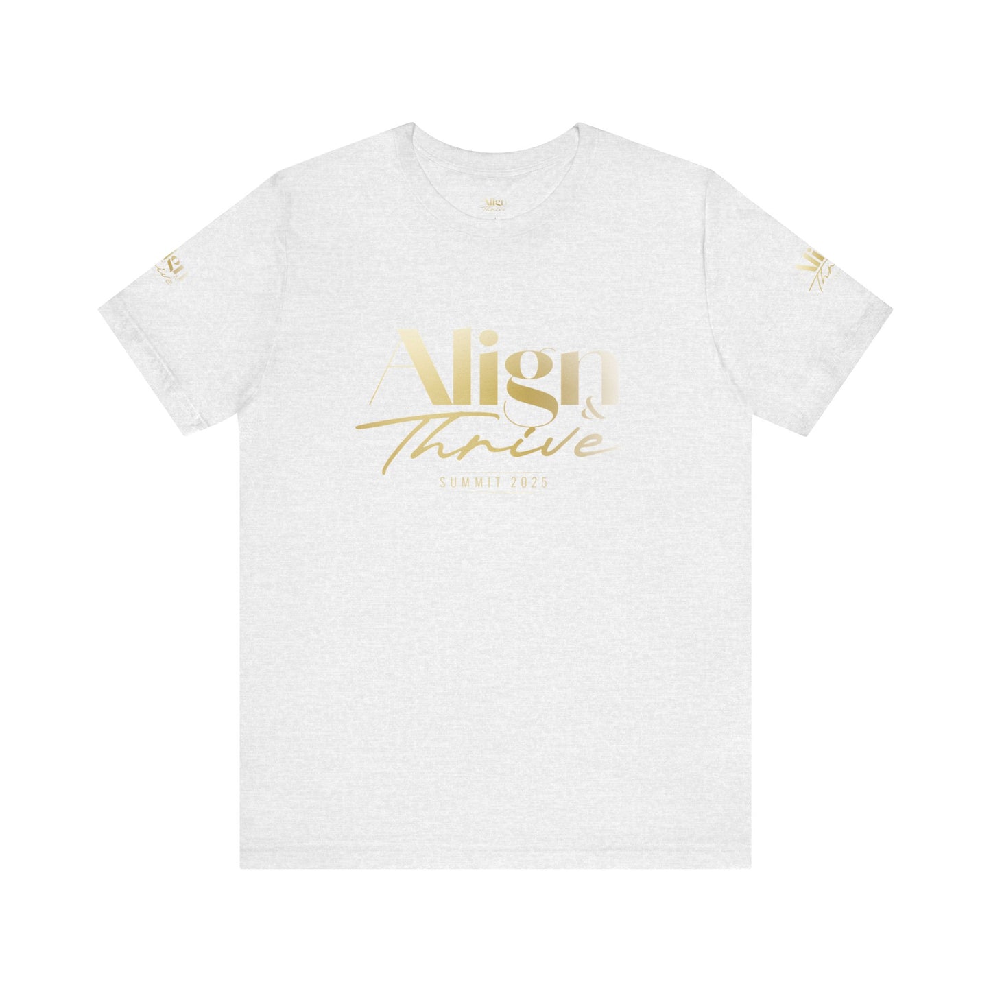 Unisex Motivational Tee - Align & Thrive | Inspirational Shirt for Fitness, Mental Health, Self-Care, Gift for Her, Casual Wear