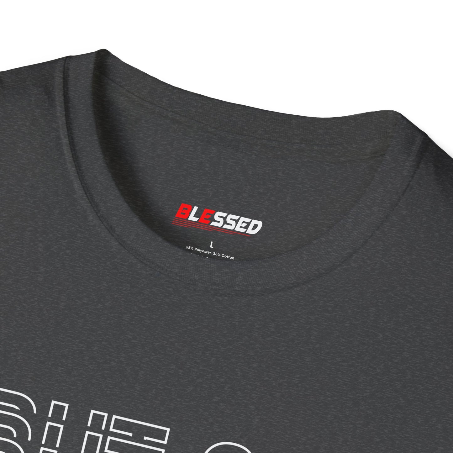 Blessed Motivational Unisex Softstyle T-Shirt | Casual Wear, Graphic Tee, Inspirational Gift, Everyday Comfort, Statement Shirt, Unique Style