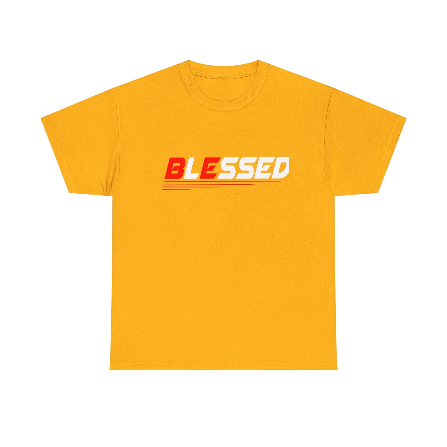 Blessed Unisex Heavy Cotton Tee | Motivational Shirt, Gift for Friends, Casual Wear, Spiritual Fashion, Everyday Comfort