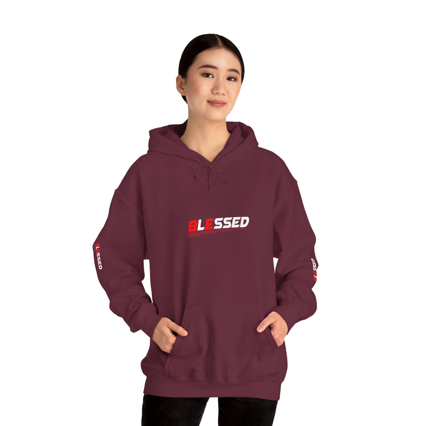 Blessed Unisex Heavy Blend Hoodie | Cozy Sweatshirt for Everyday Comfort, Gift for Faith and Inspiration, Perfect for Holidays & Casual Wear