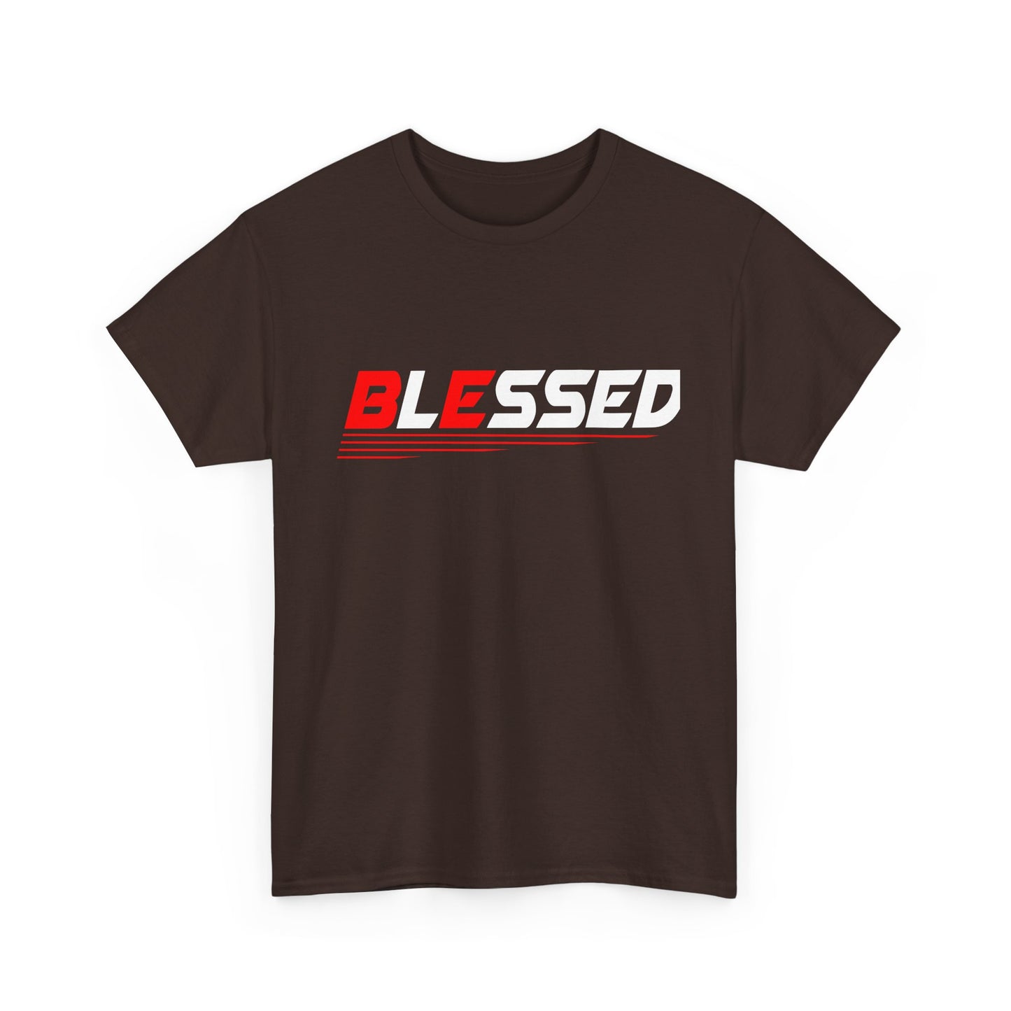 Blessed Unisex Heavy Cotton Tee | Motivational Shirt, Gift for Friends, Casual Wear, Spiritual Fashion, Everyday Comfort