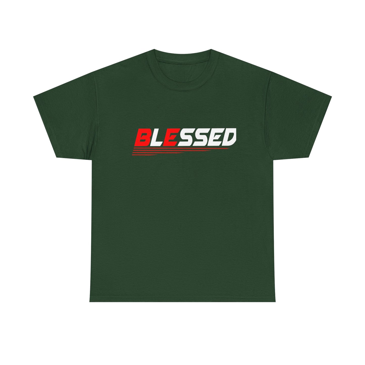 Blessed Unisex Heavy Cotton Tee | Motivational Shirt, Gift for Friends, Casual Wear, Spiritual Fashion, Everyday Comfort