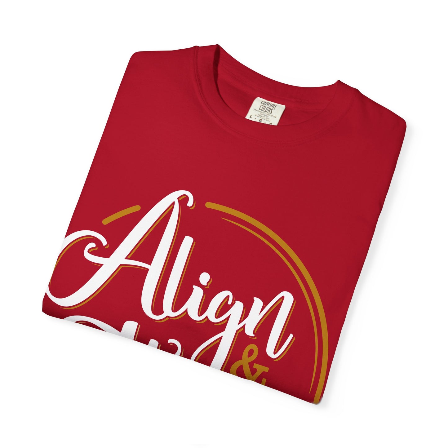 Align & Thrive Unisex T-shirt, Motivational Tee, Summit 2025 Shirt, Inspirational Apparel, Relaxed Fit Shirt
