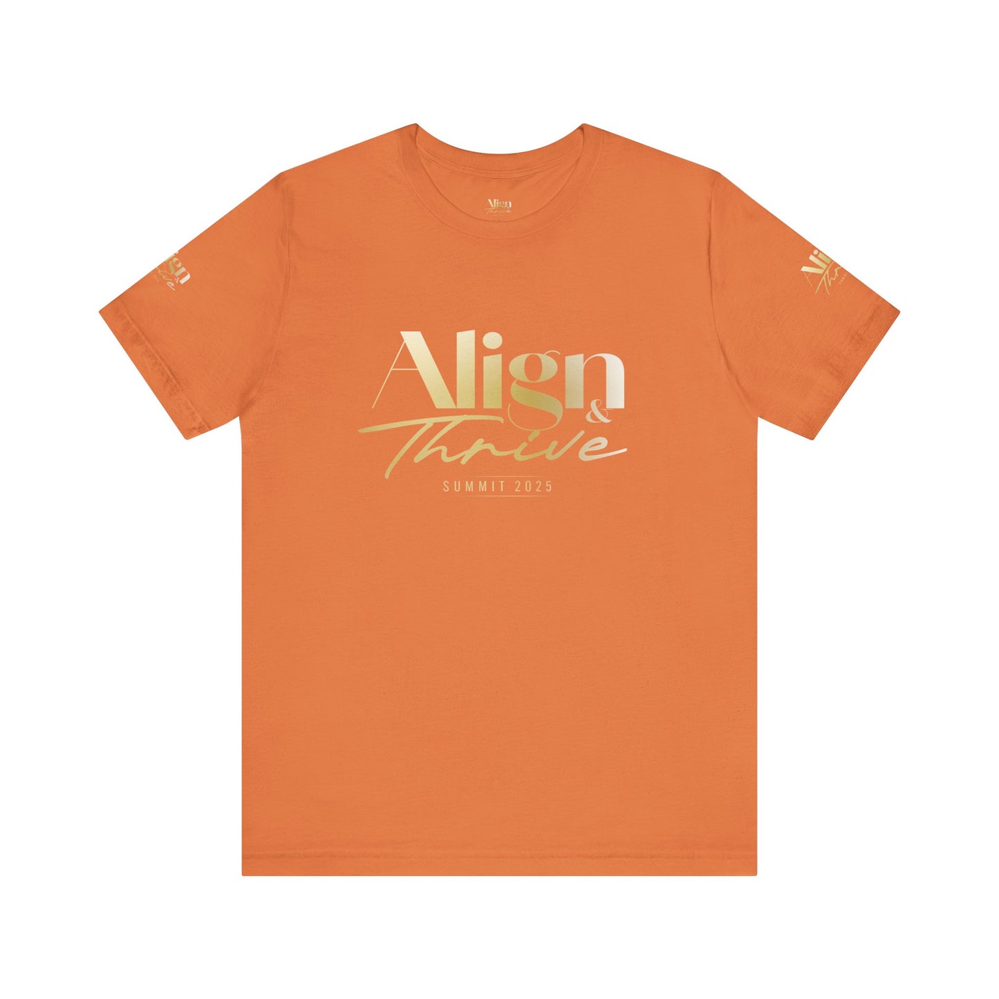 Unisex Motivational Tee - Align & Thrive | Inspirational Shirt for Fitness, Mental Health, Self-Care, Gift for Her, Casual Wear