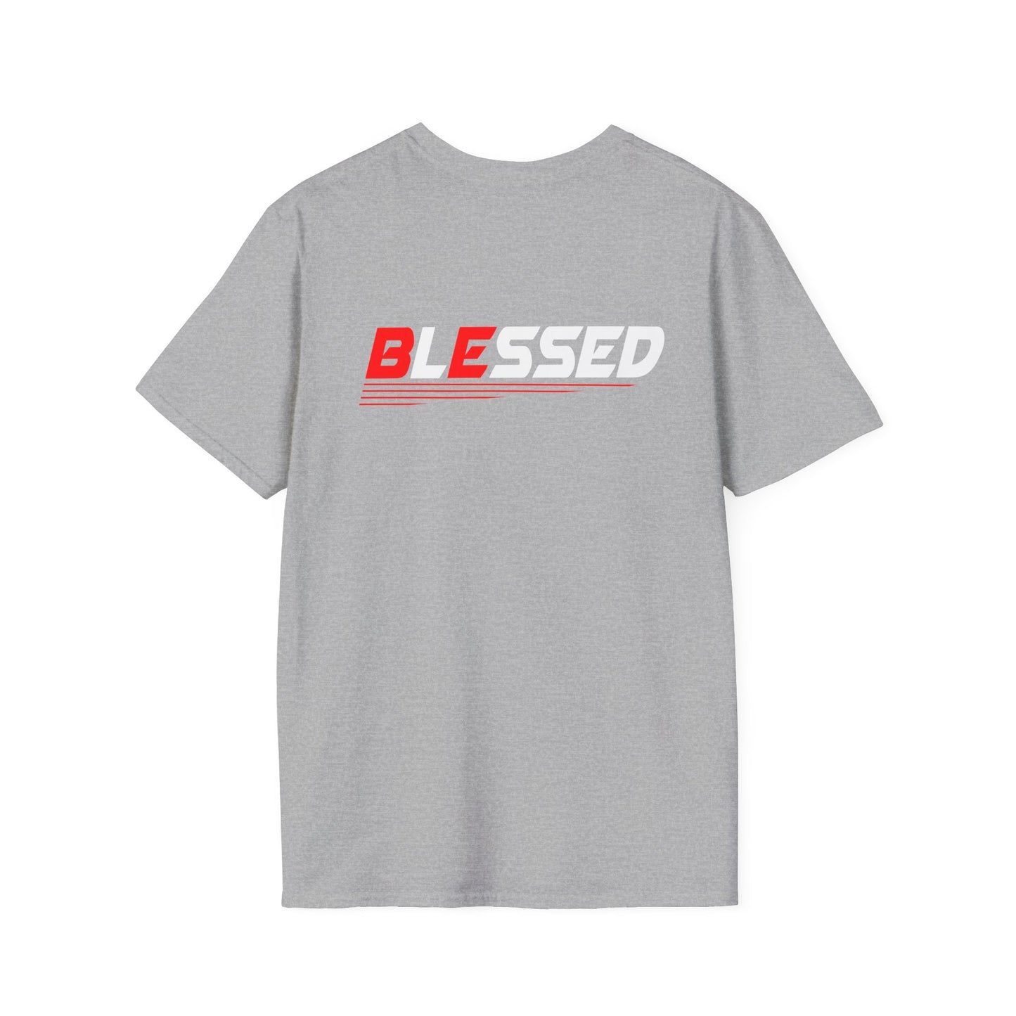 Blessed Motivational Unisex Softstyle T-Shirt | Casual Wear, Graphic Tee, Inspirational Gift, Everyday Comfort, Statement Shirt, Unique Style
