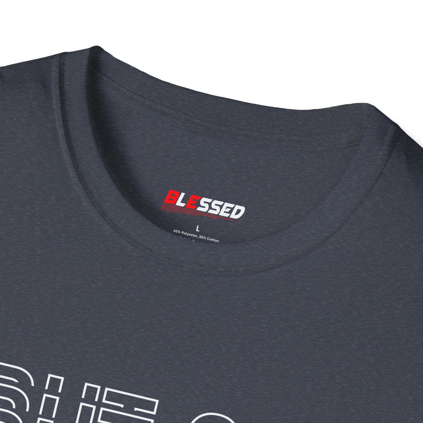 Blessed Motivational Unisex Softstyle T-Shirt | Casual Wear, Graphic Tee, Inspirational Gift, Everyday Comfort, Statement Shirt, Unique Style