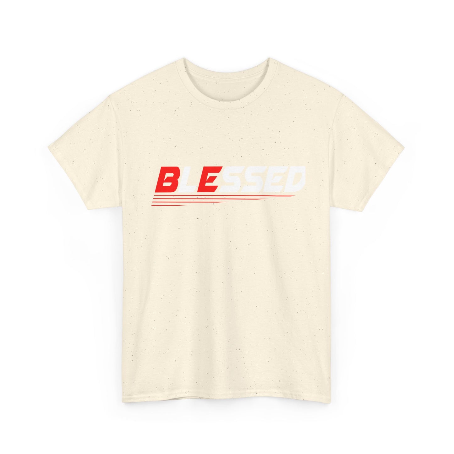 Blessed Unisex Heavy Cotton Tee | Motivational Shirt, Gift for Friends, Casual Wear, Spiritual Fashion, Everyday Comfort