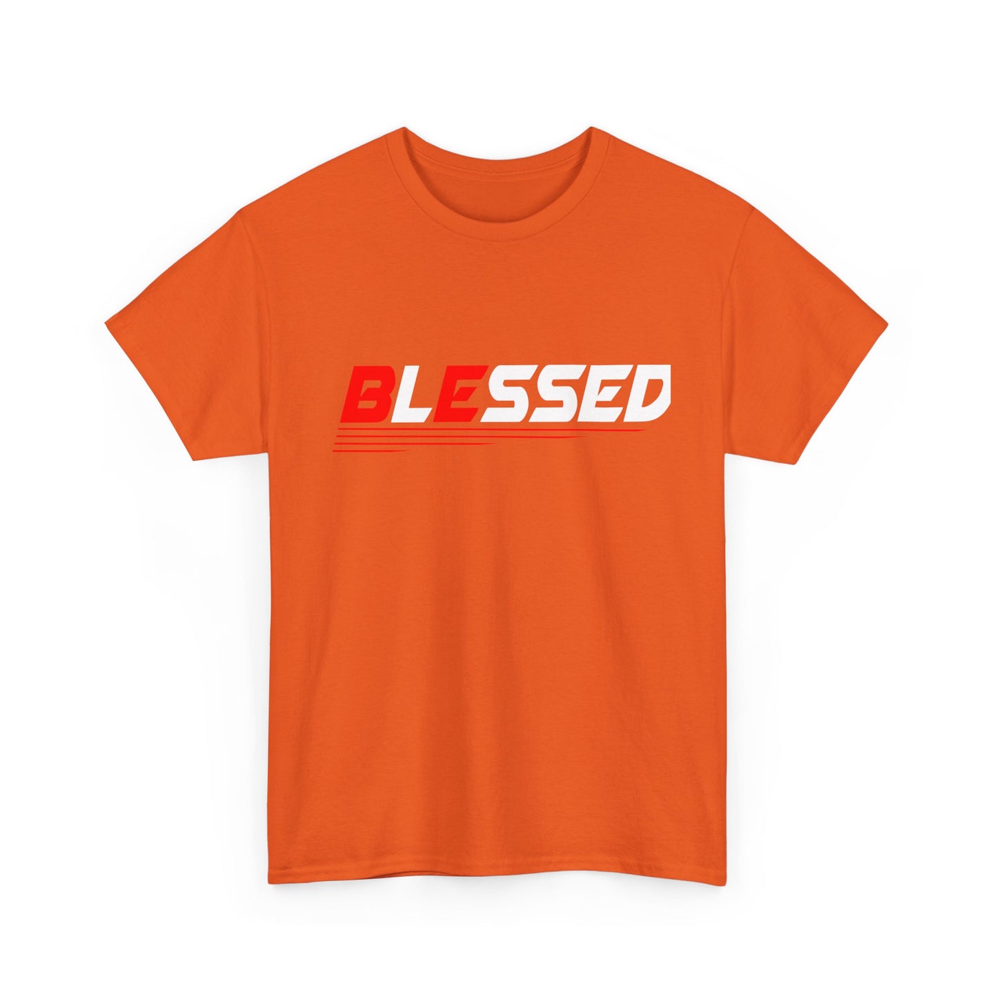 Blessed Unisex Heavy Cotton Tee | Motivational Shirt, Gift for Friends, Casual Wear, Spiritual Fashion, Everyday Comfort