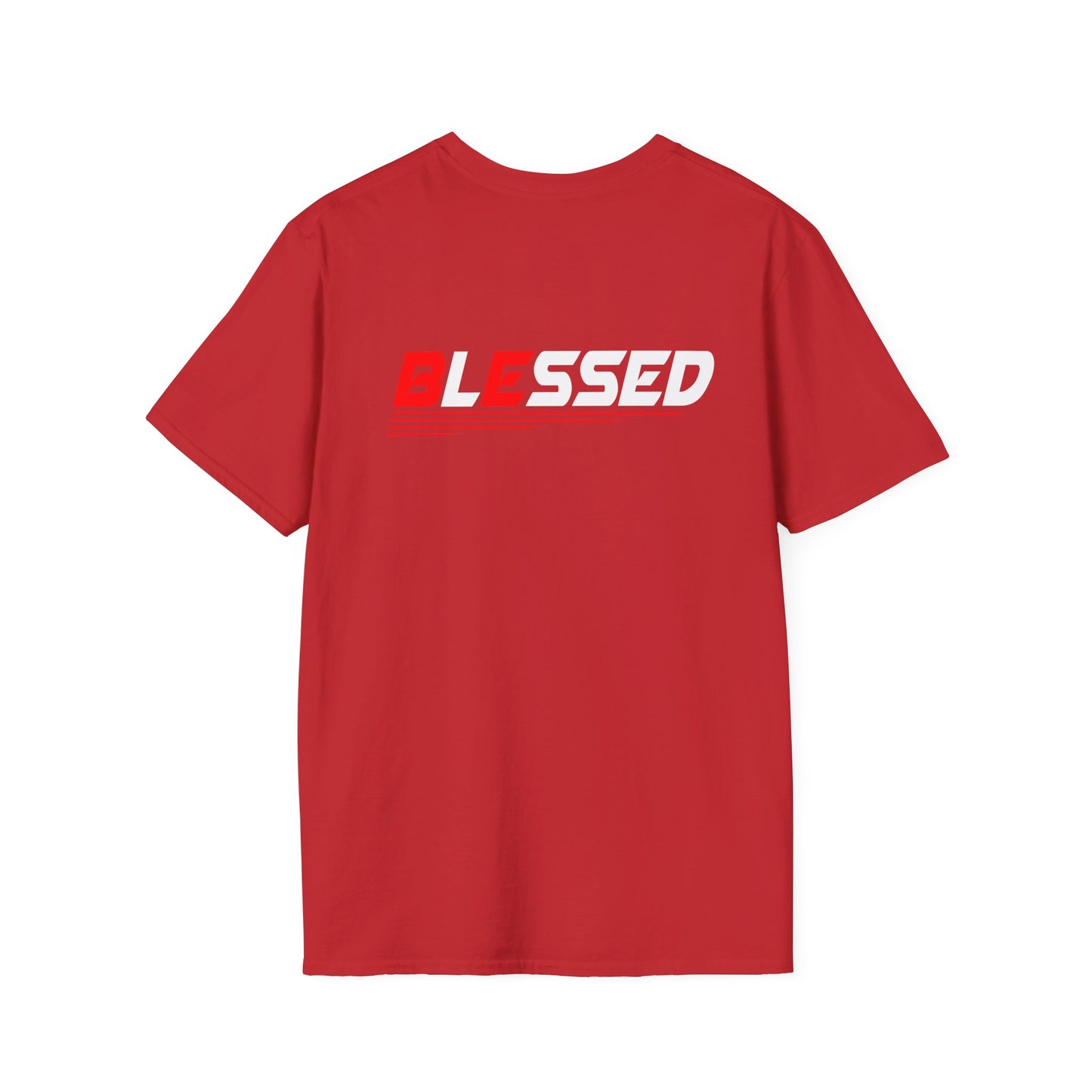 Blessed Motivational Unisex Softstyle T-Shirt | Casual Wear, Graphic Tee, Inspirational Gift, Everyday Comfort, Statement Shirt, Unique Style