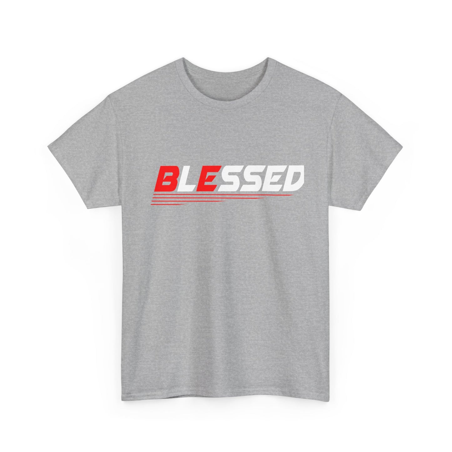 Blessed Unisex Heavy Cotton Tee | Motivational Shirt, Gift for Friends, Casual Wear, Spiritual Fashion, Everyday Comfort