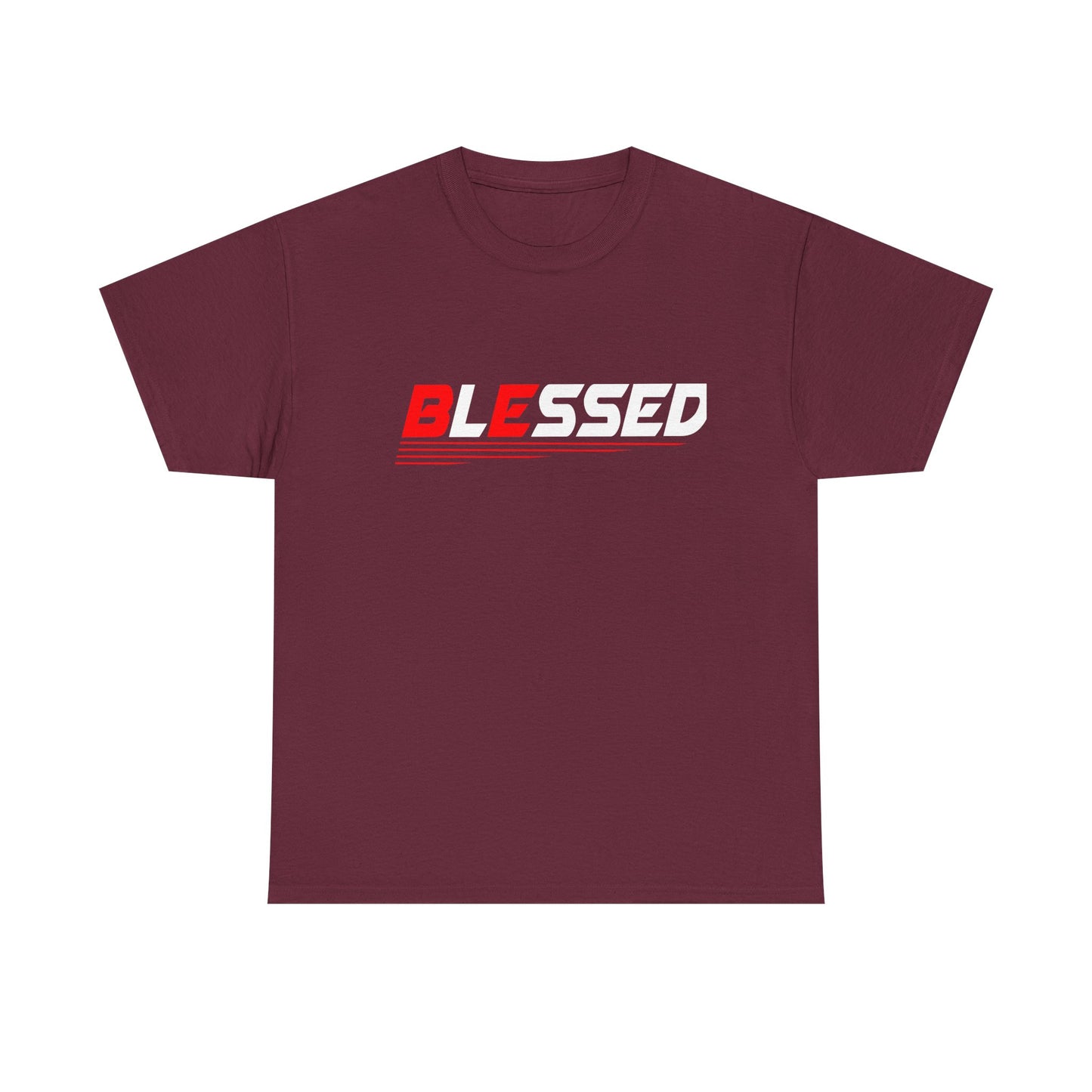 Blessed Unisex Heavy Cotton Tee | Motivational Shirt, Gift for Friends, Casual Wear, Spiritual Fashion, Everyday Comfort