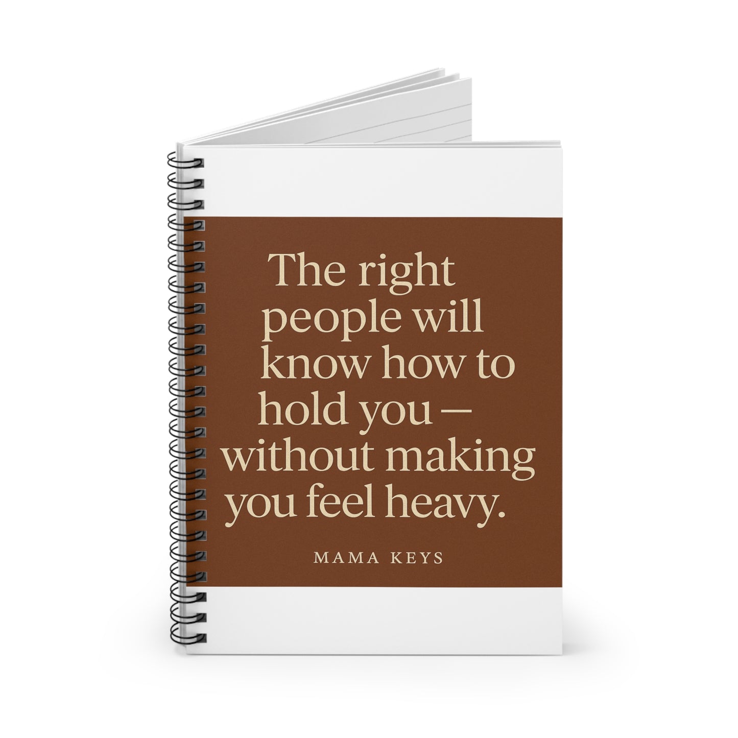 Inspirational Spiral Notebook, Motivational Journal, Self-Care Organizer, Gift for Friends, Thoughtful Stationery