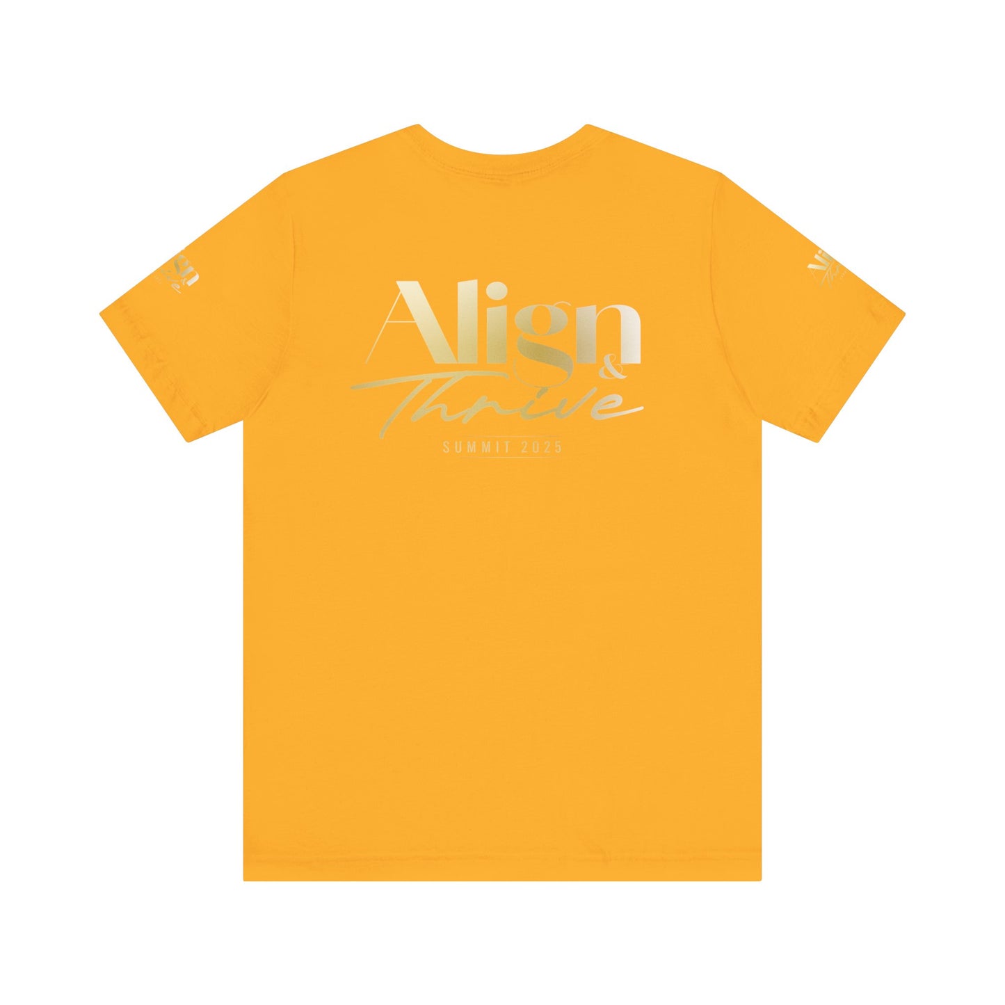 Unisex Motivational Tee - Align & Thrive | Inspirational Shirt for Fitness, Mental Health, Self-Care, Gift for Her, Casual Wear