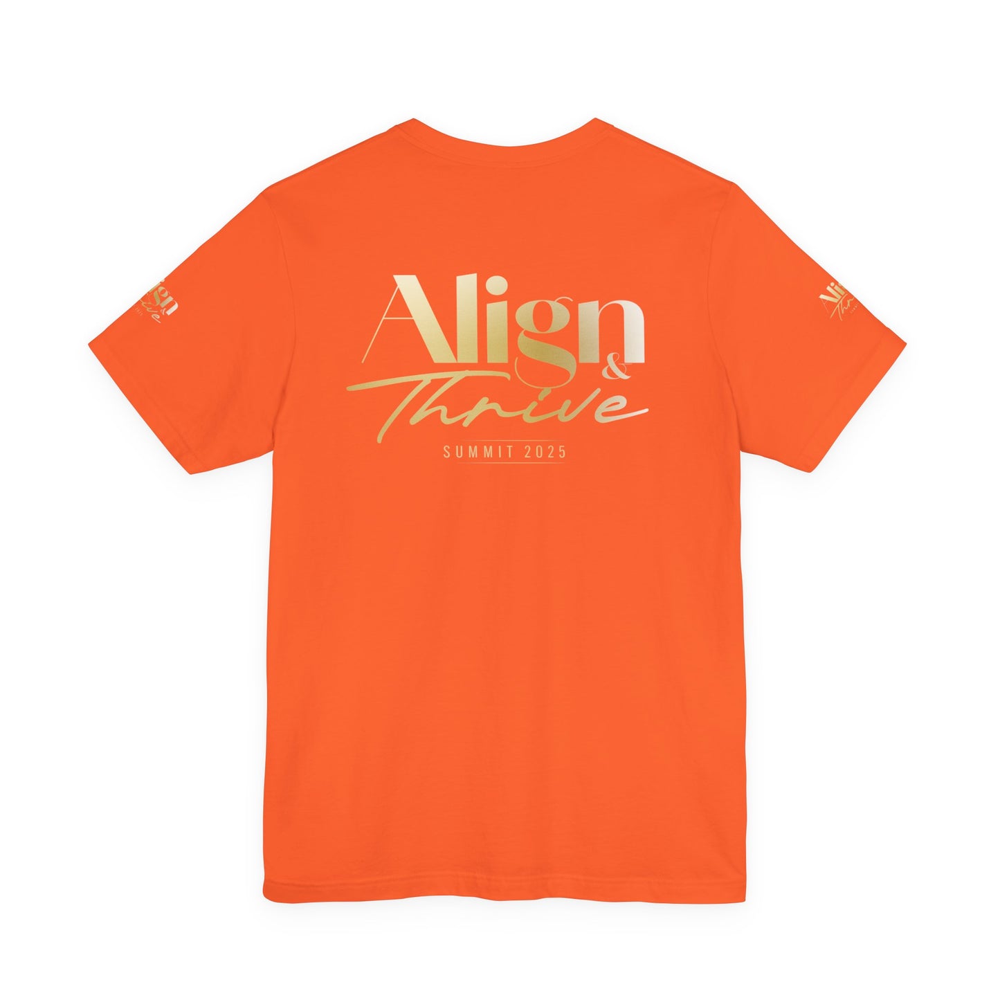 Unisex Motivational Tee - Align & Thrive | Inspirational Shirt for Fitness, Mental Health, Self-Care, Gift for Her, Casual Wear