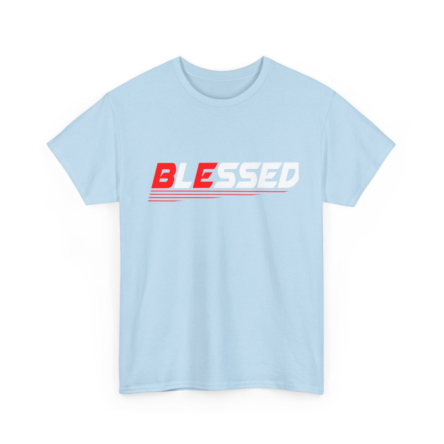 Blessed Unisex Heavy Cotton Tee | Motivational Shirt, Gift for Friends, Casual Wear, Spiritual Fashion, Everyday Comfort