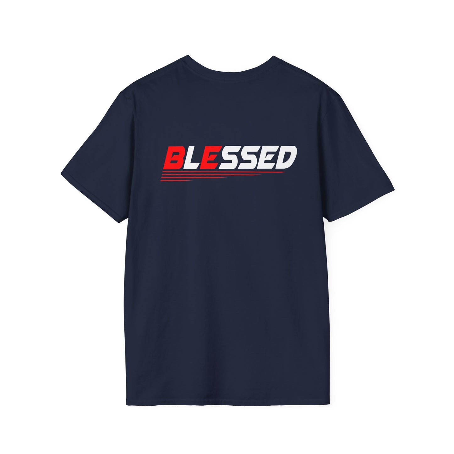 Blessed Motivational Unisex Softstyle T-Shirt | Casual Wear, Graphic Tee, Inspirational Gift, Everyday Comfort, Statement Shirt, Unique Style