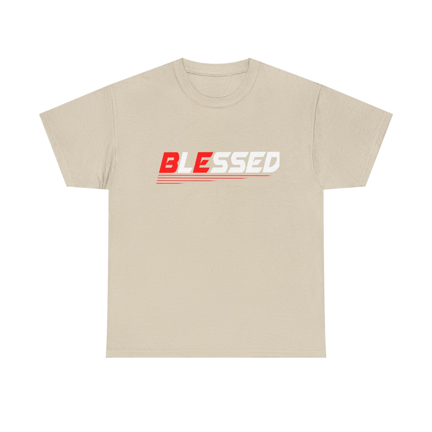 Blessed Unisex Heavy Cotton Tee | Motivational Shirt, Gift for Friends, Casual Wear, Spiritual Fashion, Everyday Comfort