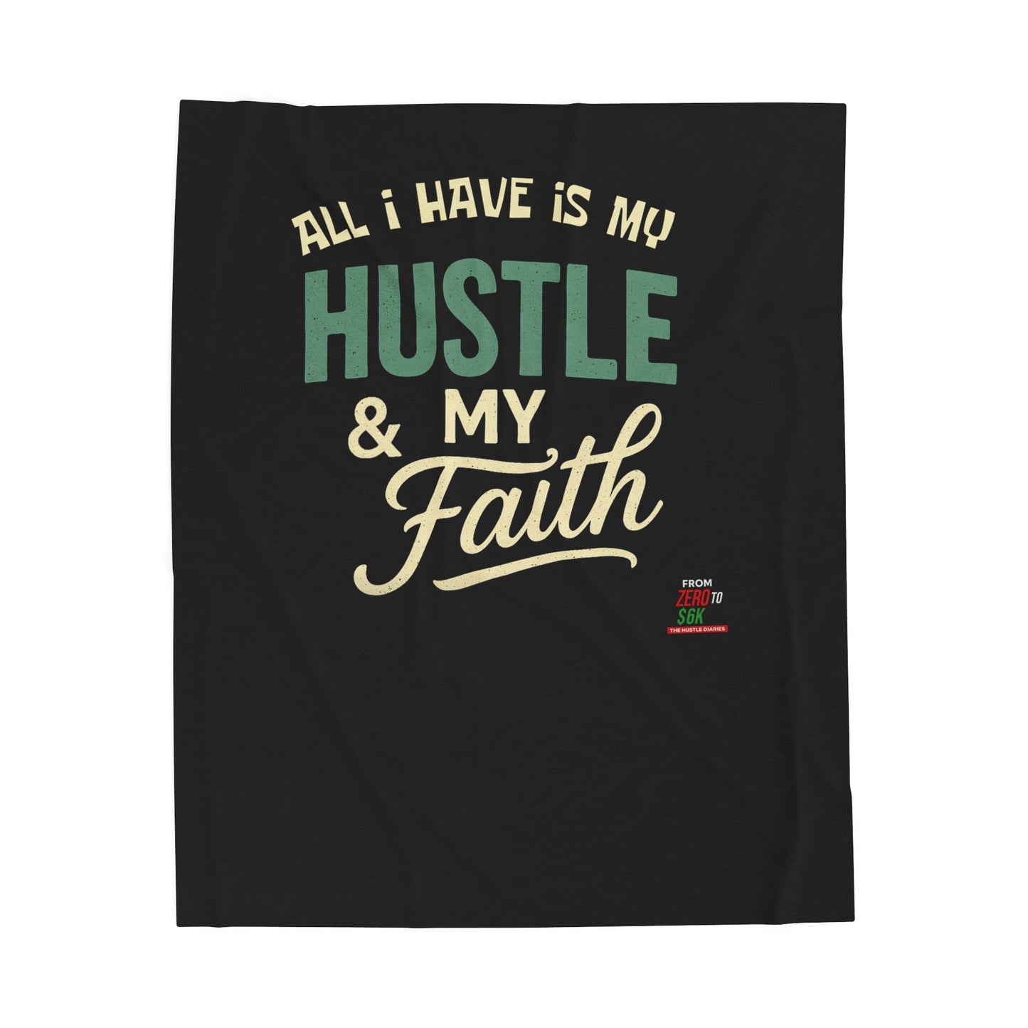 Faith & Hustle Lovers, Home Decor, Motivational Bedroom Accessory