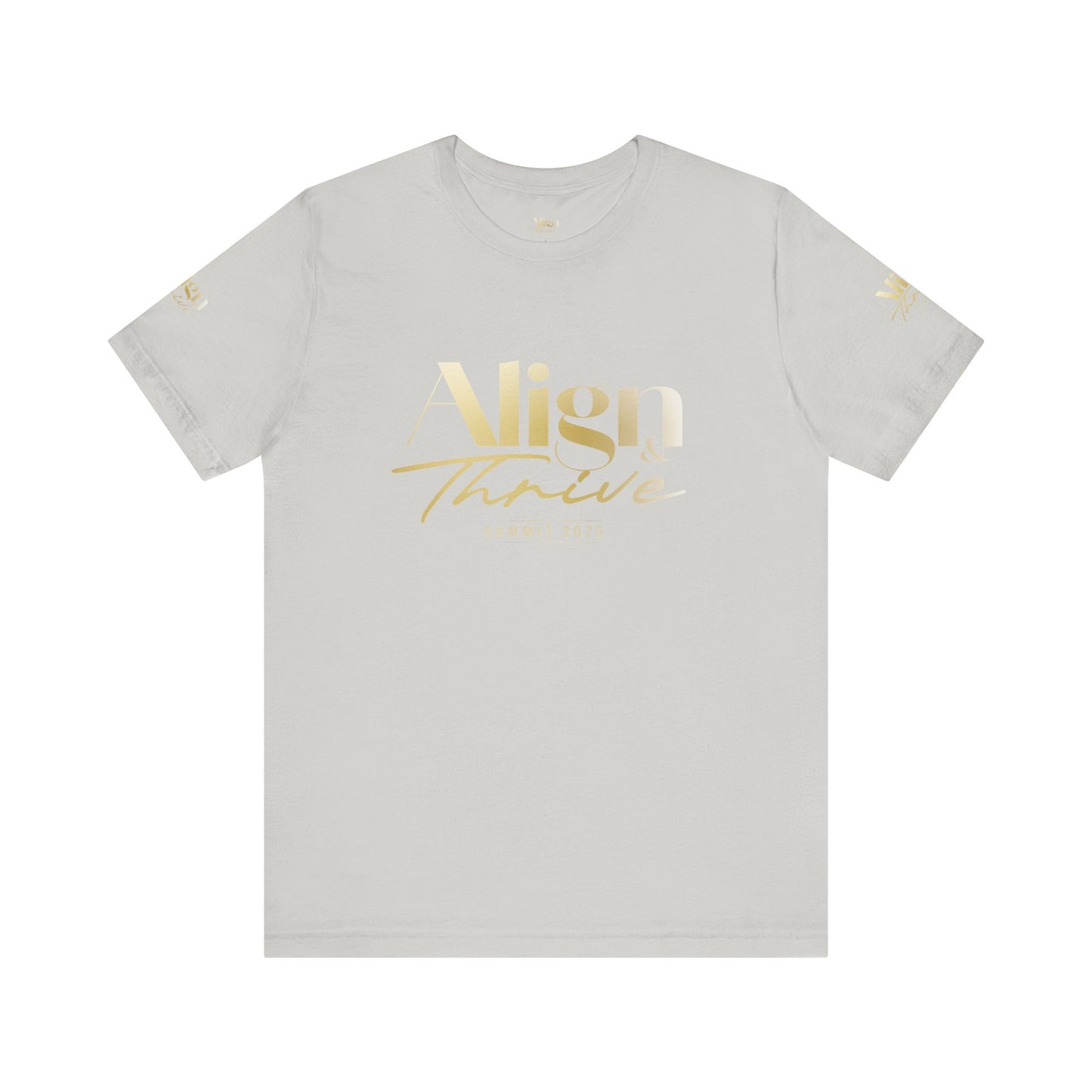 Unisex Motivational Tee - Align & Thrive | Inspirational Shirt for Fitness, Mental Health, Self-Care, Gift for Her, Casual Wear