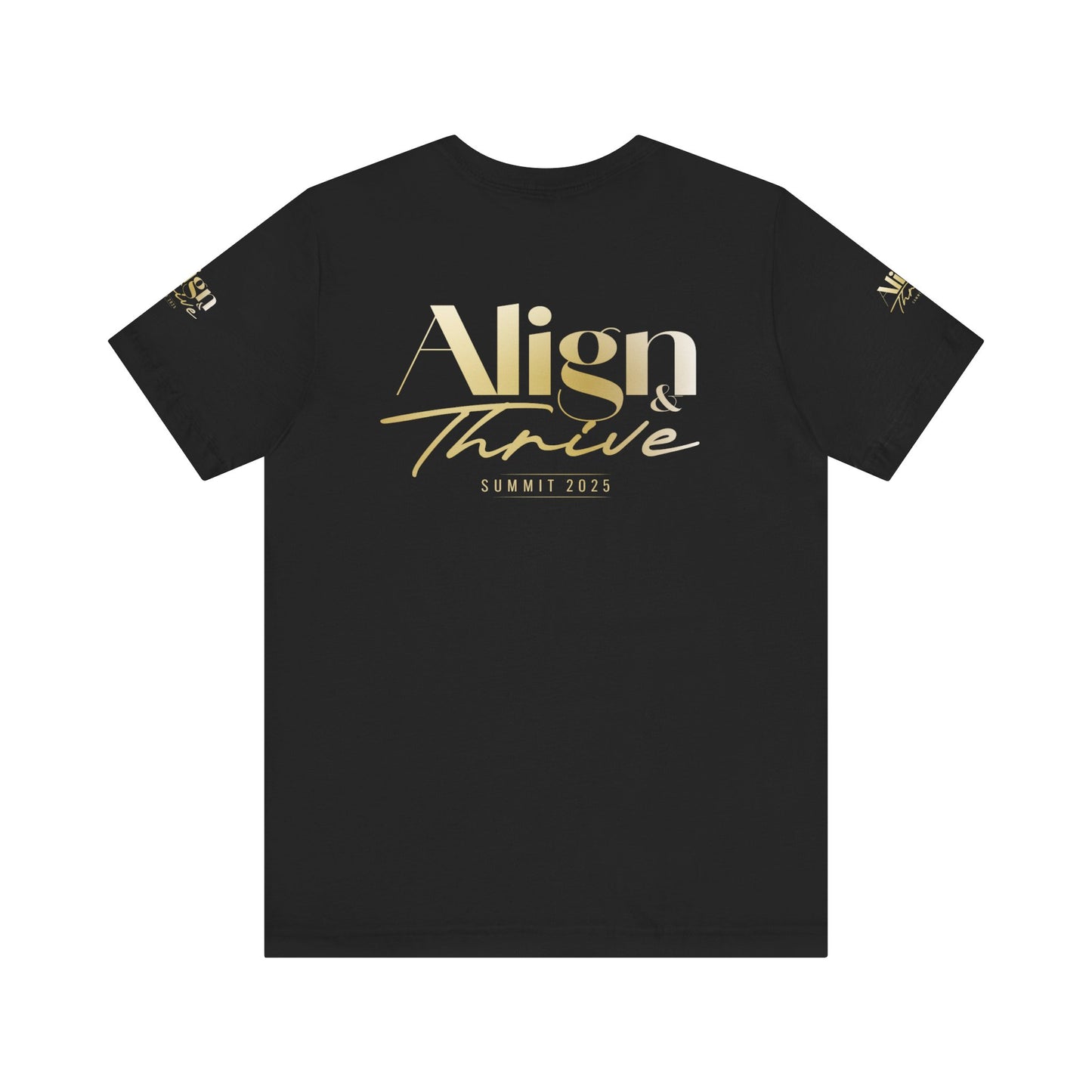Unisex Motivational Tee - Align & Thrive | Inspirational Shirt for Fitness, Mental Health, Self-Care, Gift for Her, Casual Wear
