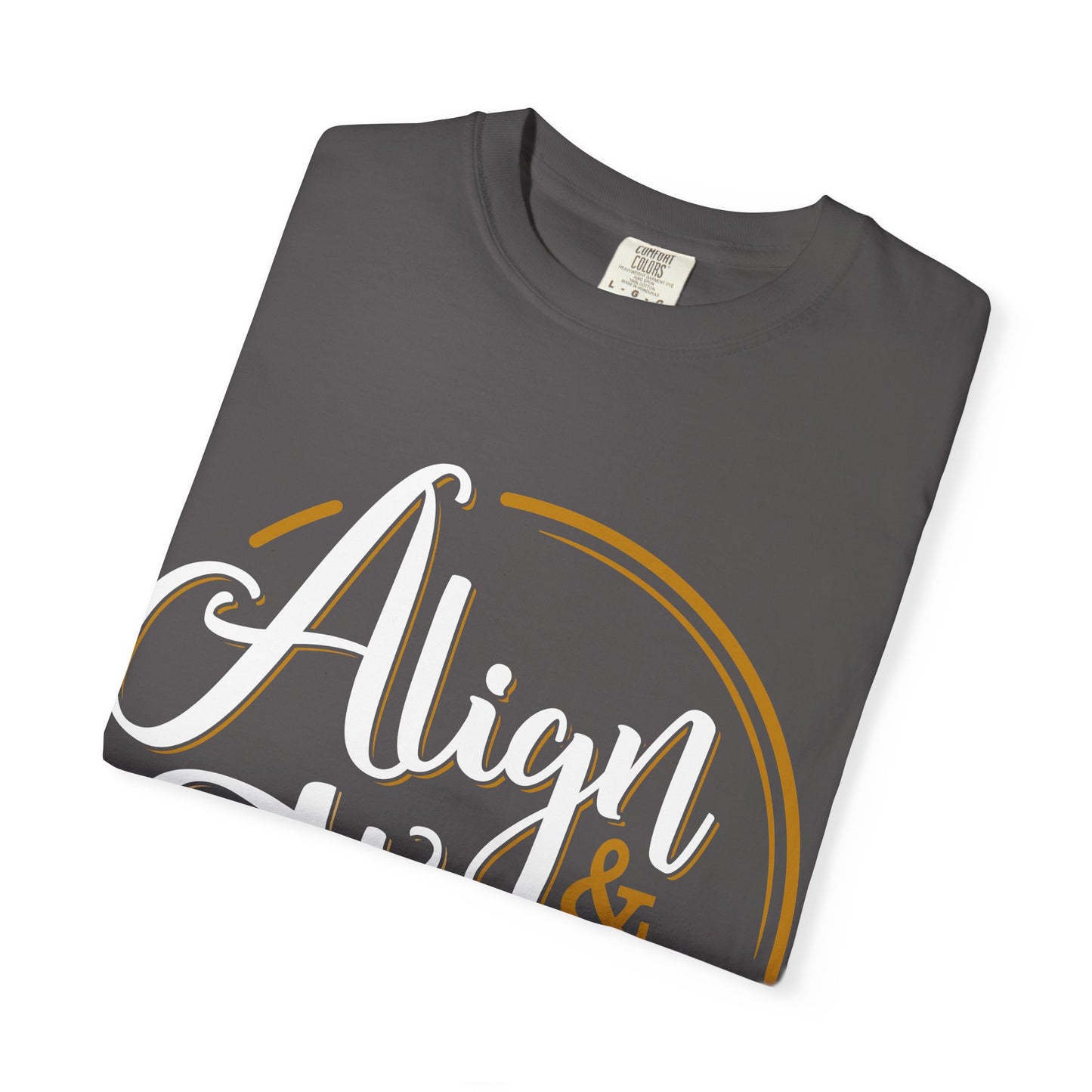 Align & Thrive Unisex T-shirt, Motivational Tee, Summit 2025 Shirt, Inspirational Apparel, Relaxed Fit Shirt