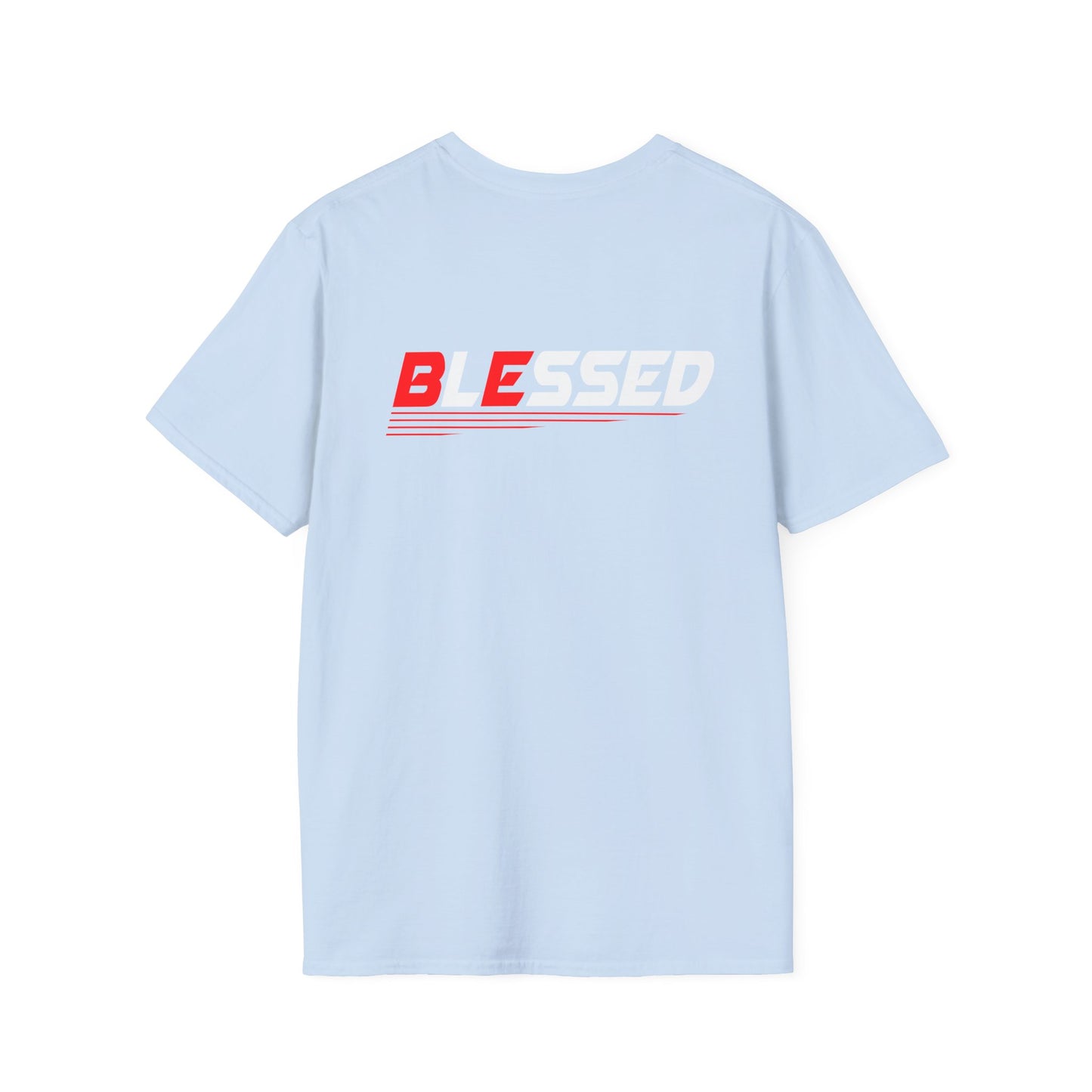 Blessed Motivational Unisex Softstyle T-Shirt | Casual Wear, Graphic Tee, Inspirational Gift, Everyday Comfort, Statement Shirt, Unique Style