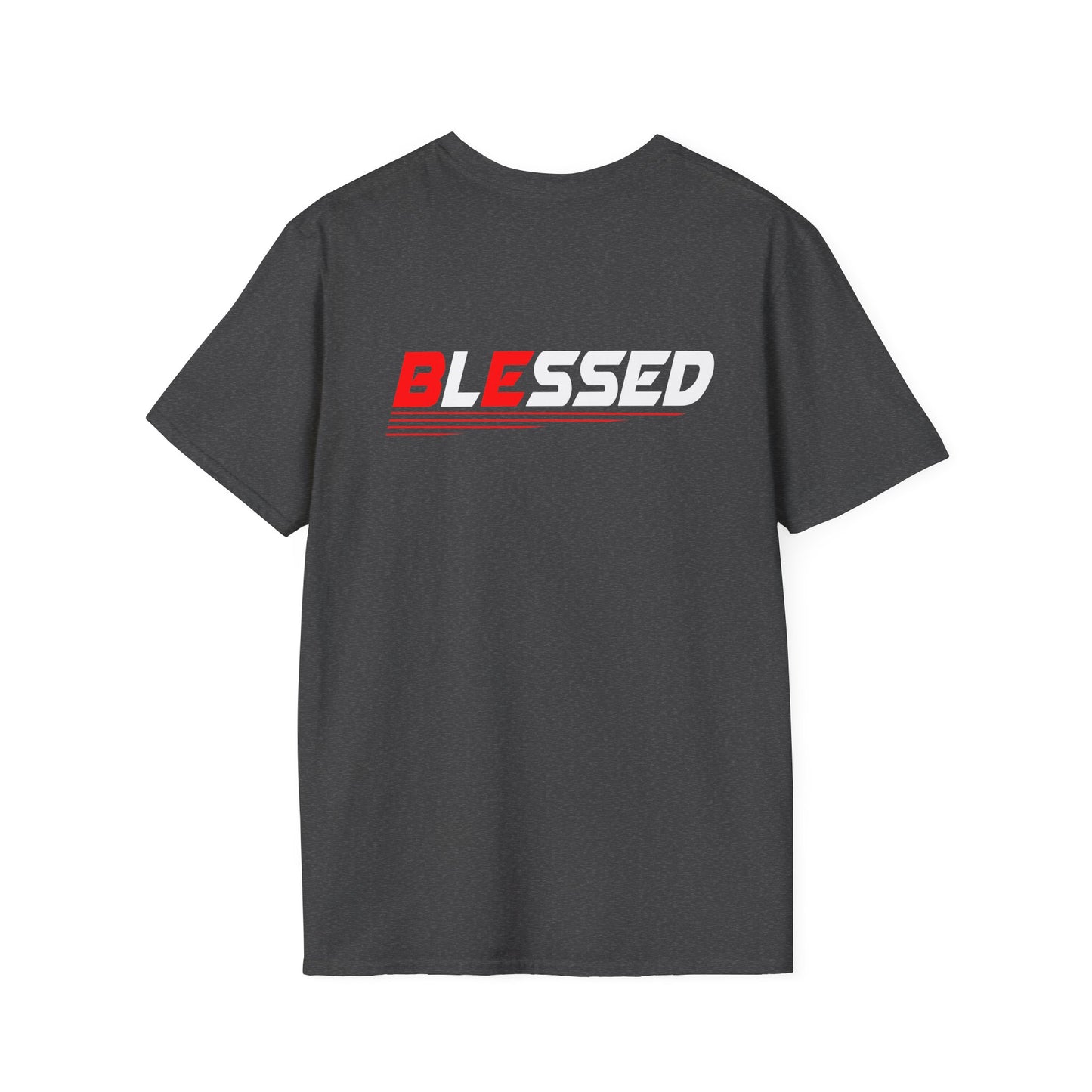 Blessed Motivational Unisex Softstyle T-Shirt | Casual Wear, Graphic Tee, Inspirational Gift, Everyday Comfort, Statement Shirt, Unique Style