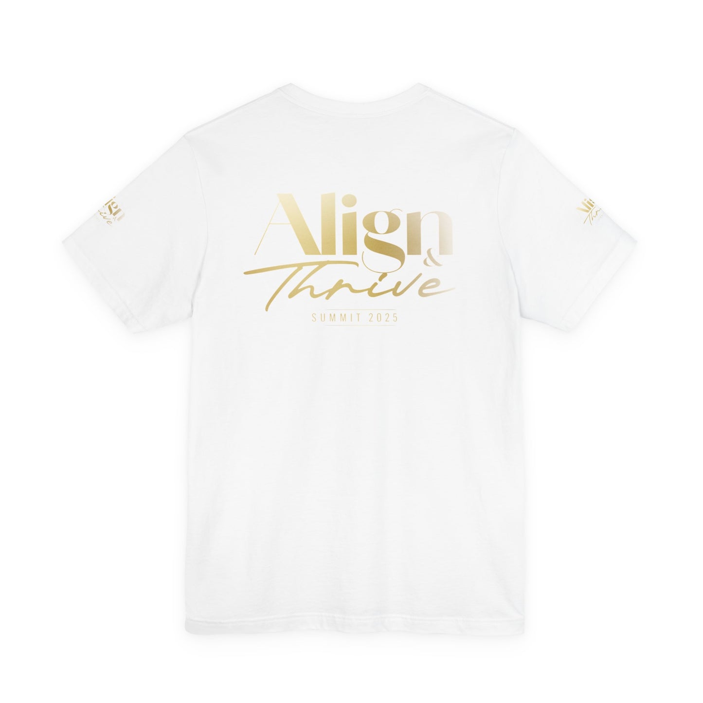 Unisex Motivational Tee - Align & Thrive | Inspirational Shirt for Fitness, Mental Health, Self-Care, Gift for Her, Casual Wear