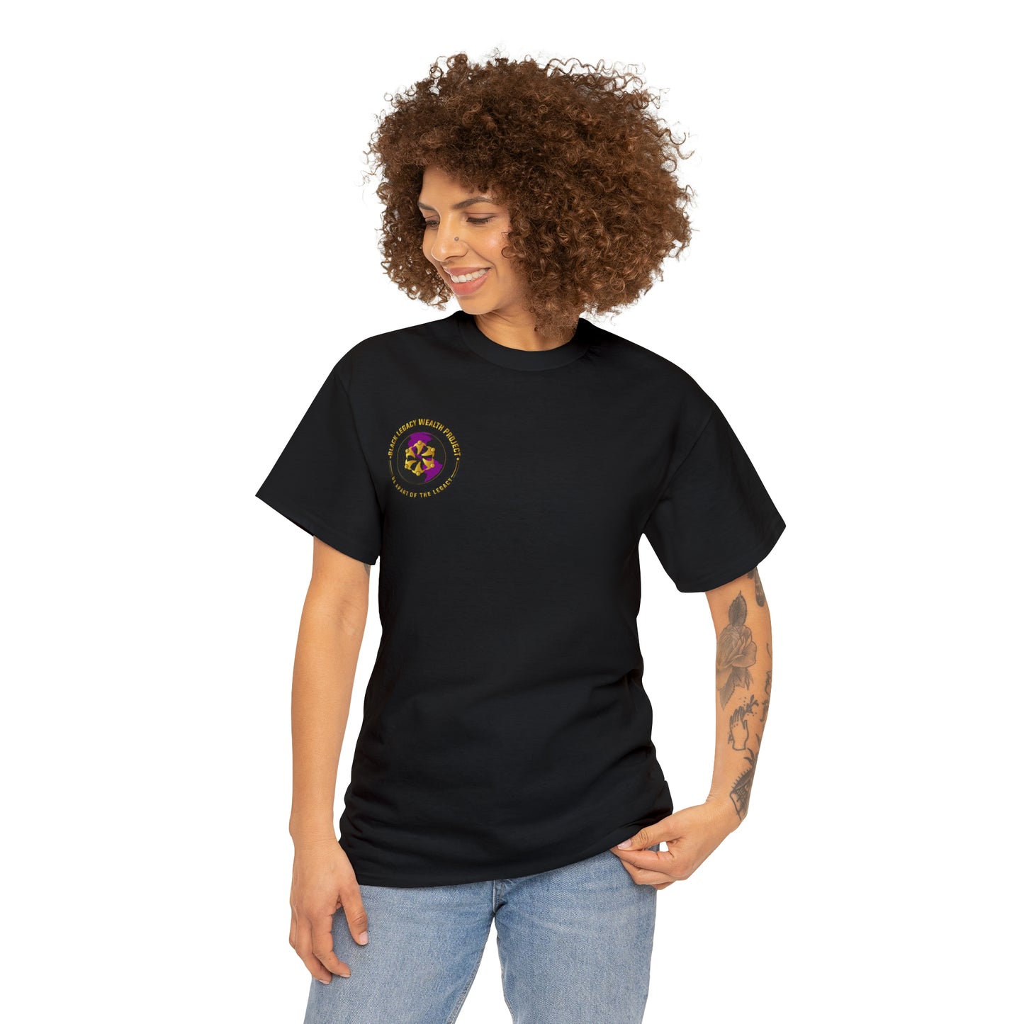 Women's Black Legacy Wealth Project Heavy Cotton Tee
