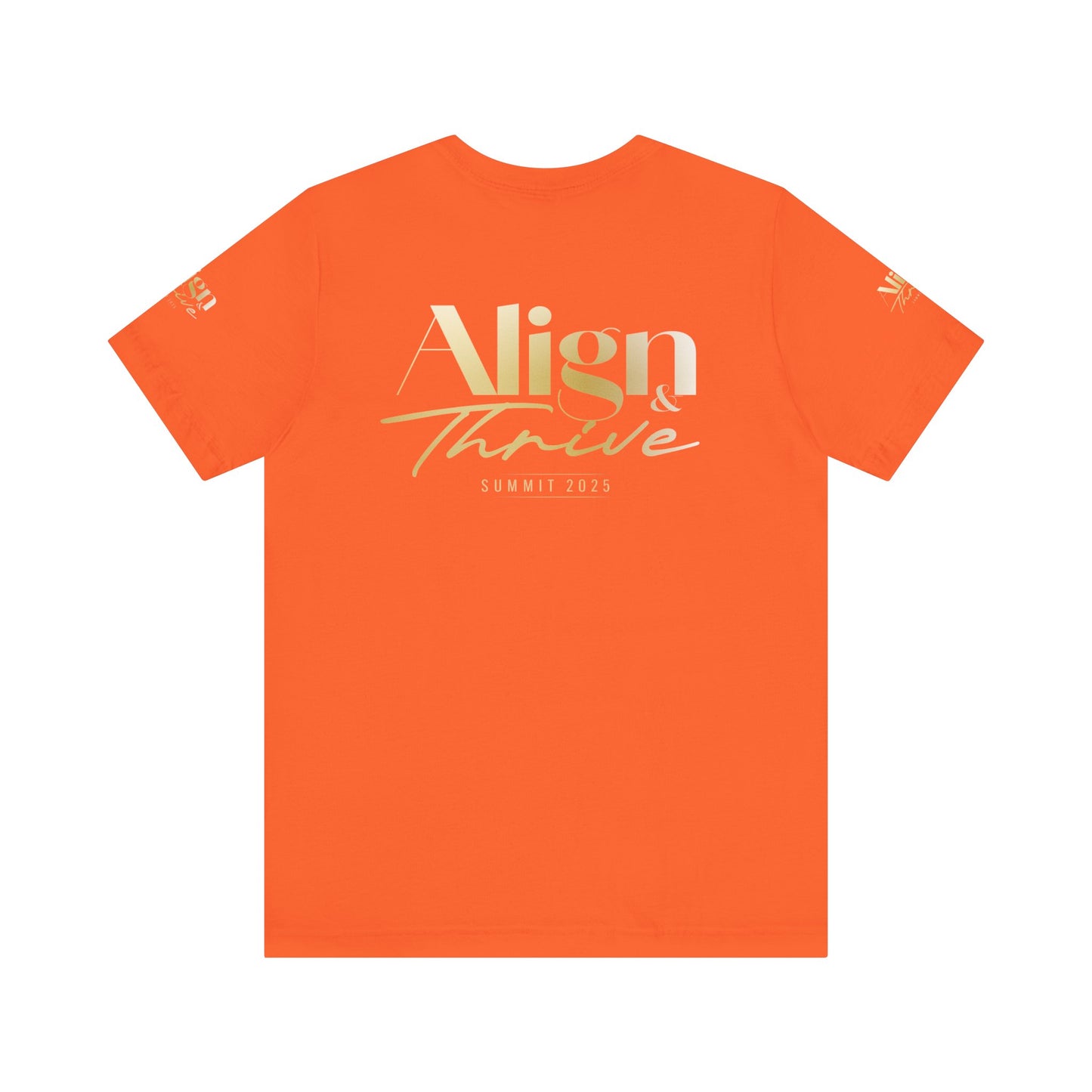 Unisex Motivational Tee - Align & Thrive | Inspirational Shirt for Fitness, Mental Health, Self-Care, Gift for Her, Casual Wear