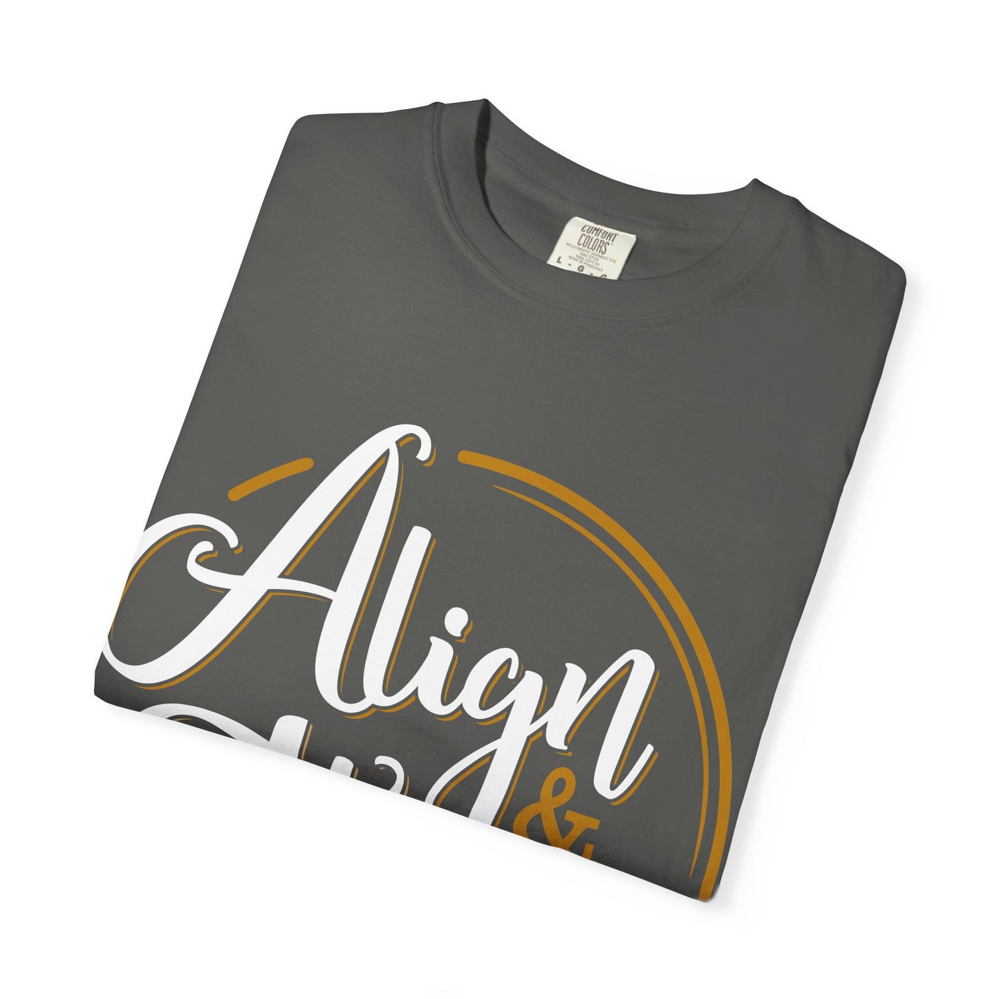 Align & Thrive Unisex T-shirt, Motivational Tee, Summit 2025 Shirt, Inspirational Apparel, Relaxed Fit Shirt