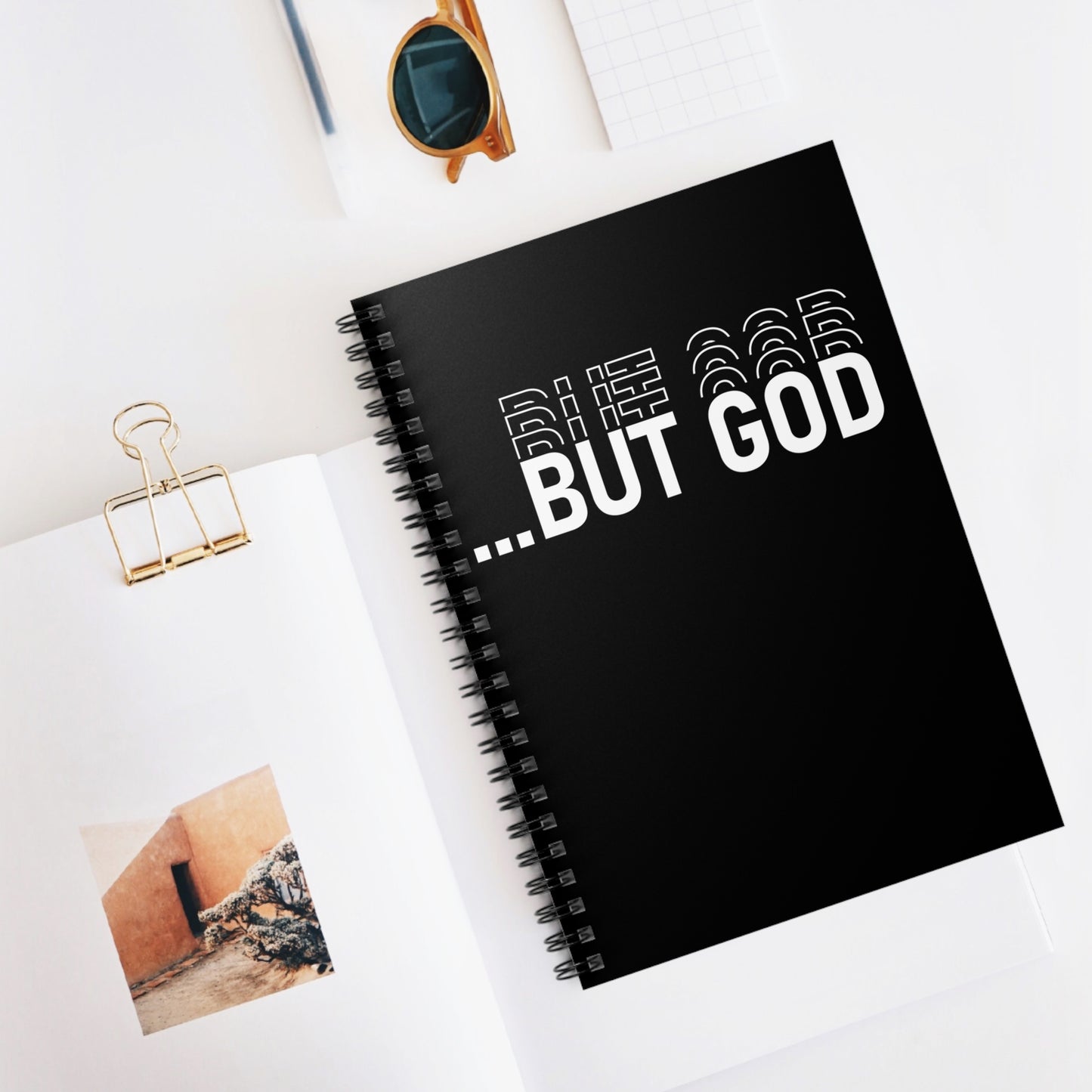BUT GOD Spiral Notebook - Inspirational Journal for Daily Thoughts,
