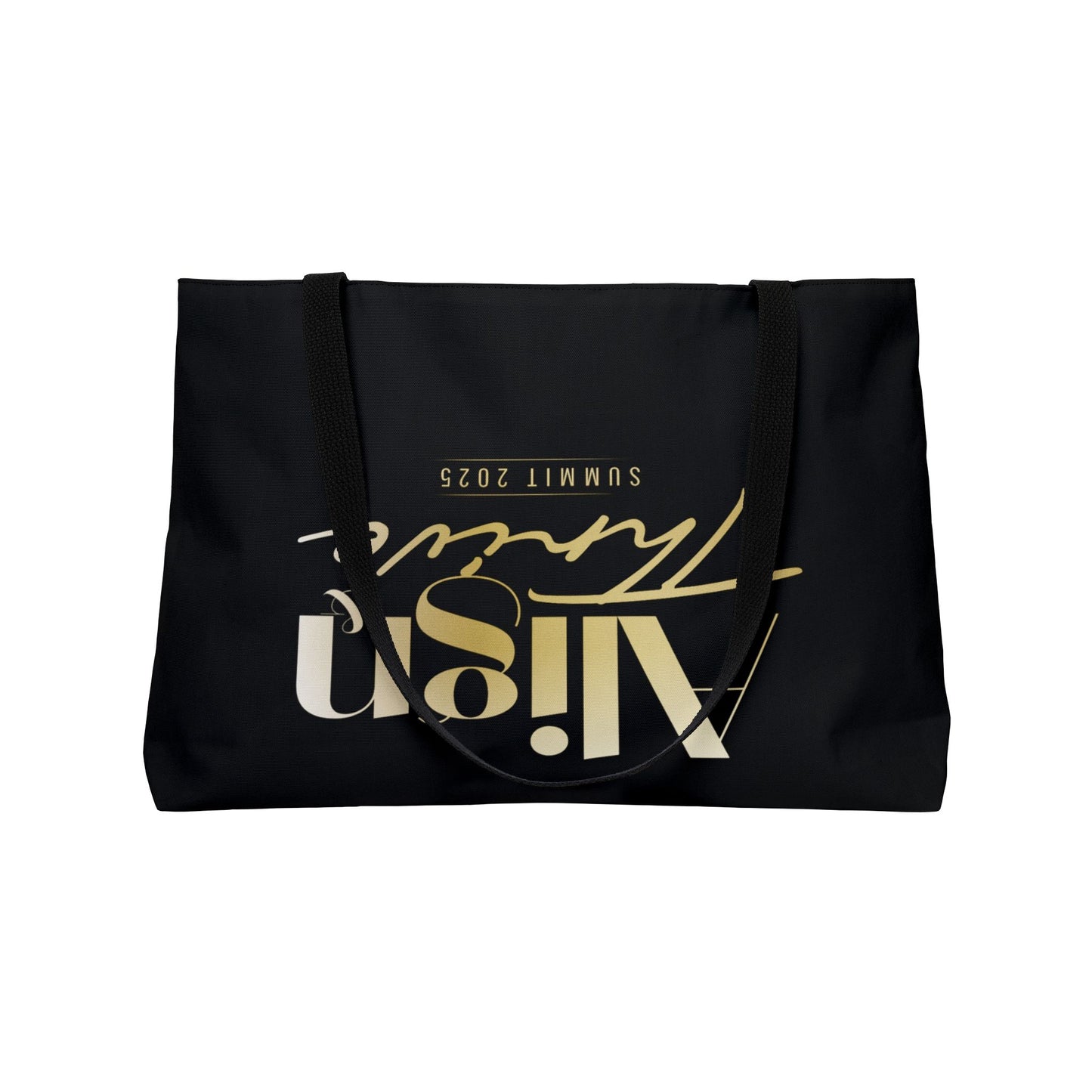 Align and Thrive Weekender Tote Bag, Stylish Carry-All, Perfect for Travel, Beach Trips, Festivals, Gifts for Friends