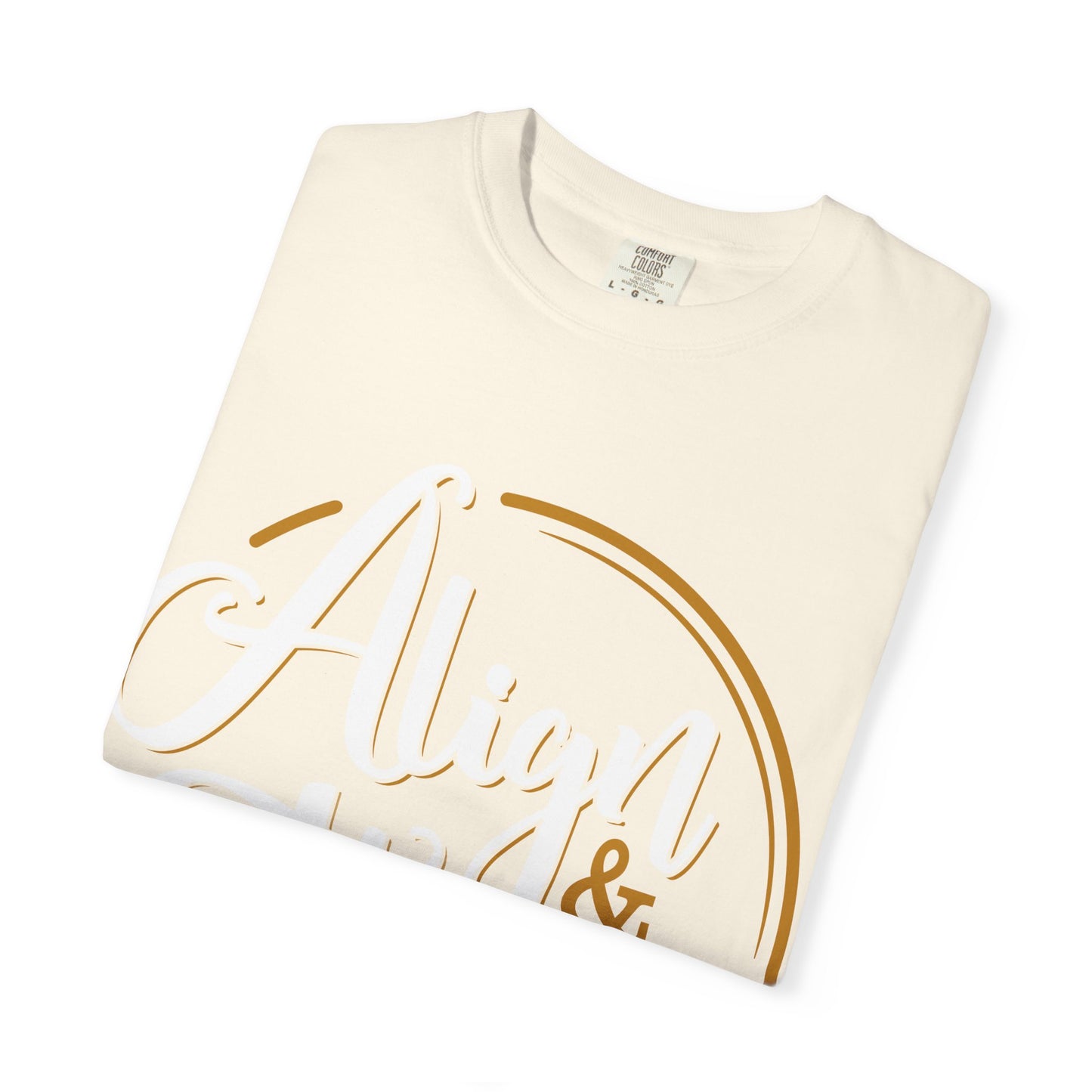 Align & Thrive Unisex T-shirt, Motivational Tee, Summit 2025 Shirt, Inspirational Apparel, Relaxed Fit Shirt