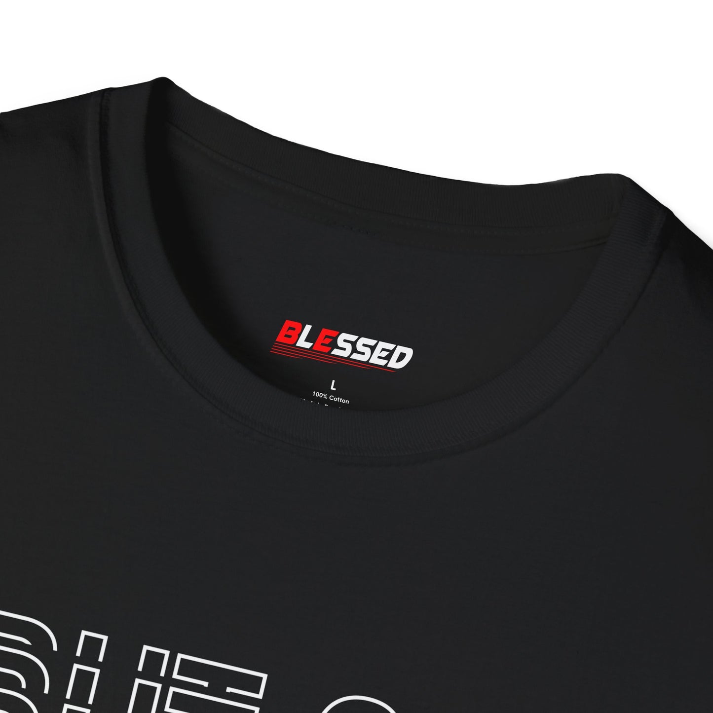 Blessed Motivational Unisex Softstyle T-Shirt | Casual Wear, Graphic Tee, Inspirational Gift, Everyday Comfort, Statement Shirt, Unique Style