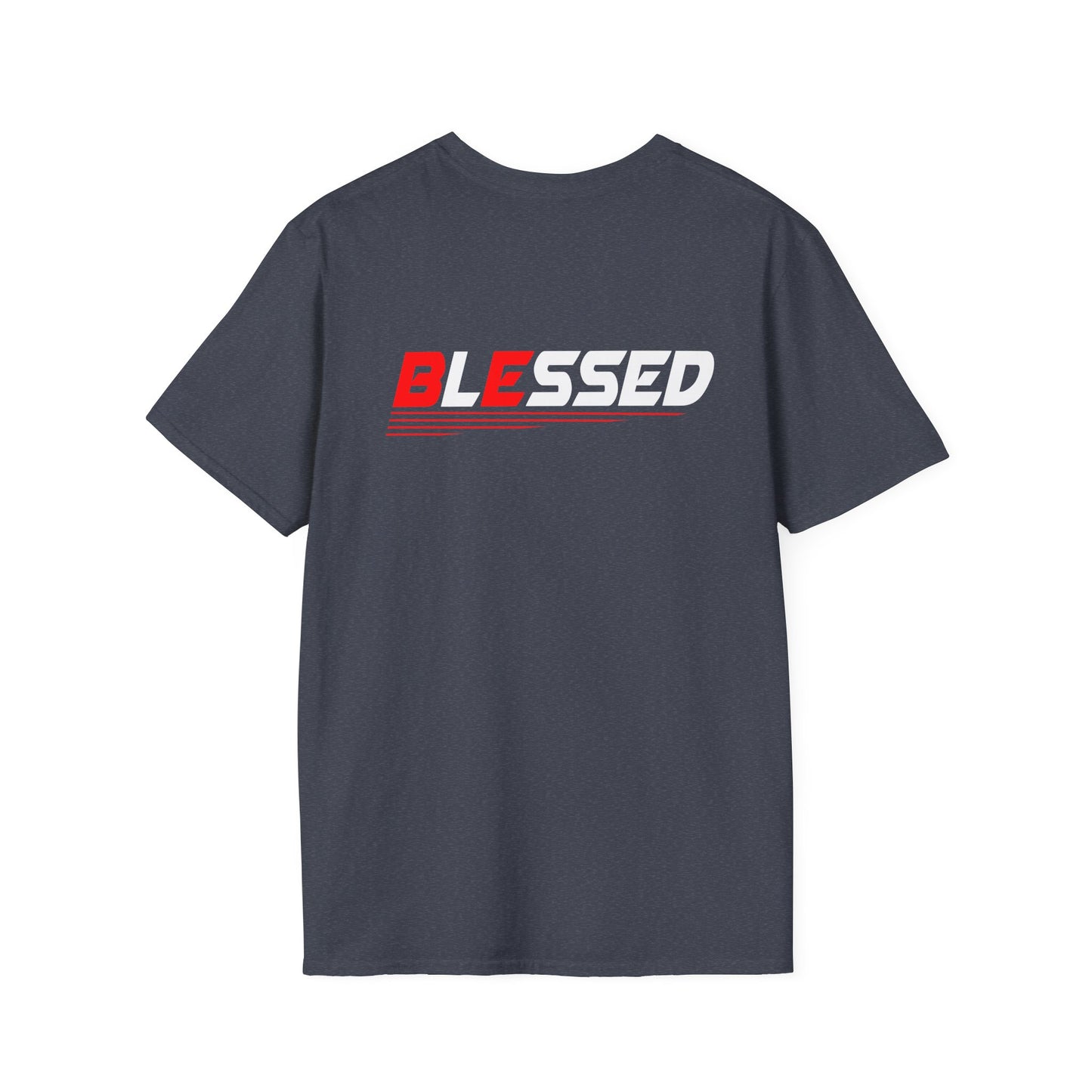 Blessed Motivational Unisex Softstyle T-Shirt | Casual Wear, Graphic Tee, Inspirational Gift, Everyday Comfort, Statement Shirt, Unique Style