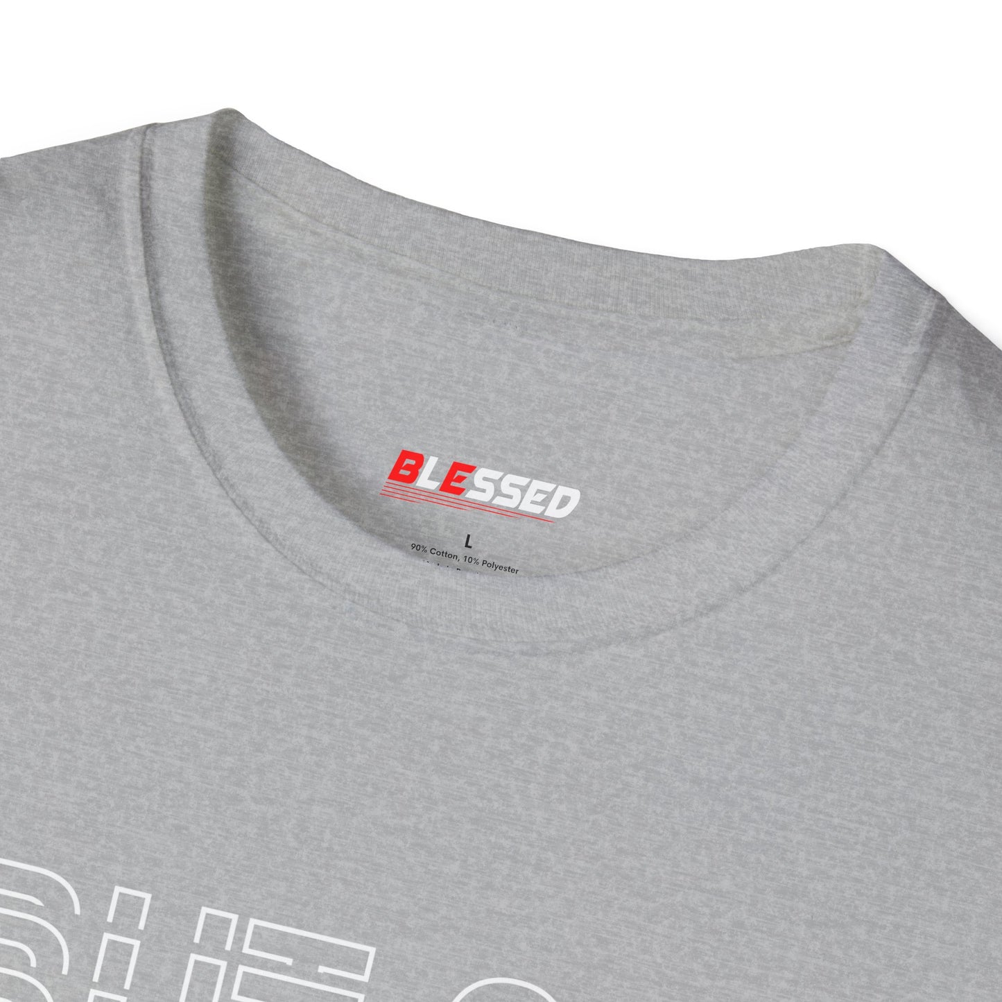 Blessed Motivational Unisex Softstyle T-Shirt | Casual Wear, Graphic Tee, Inspirational Gift, Everyday Comfort, Statement Shirt, Unique Style