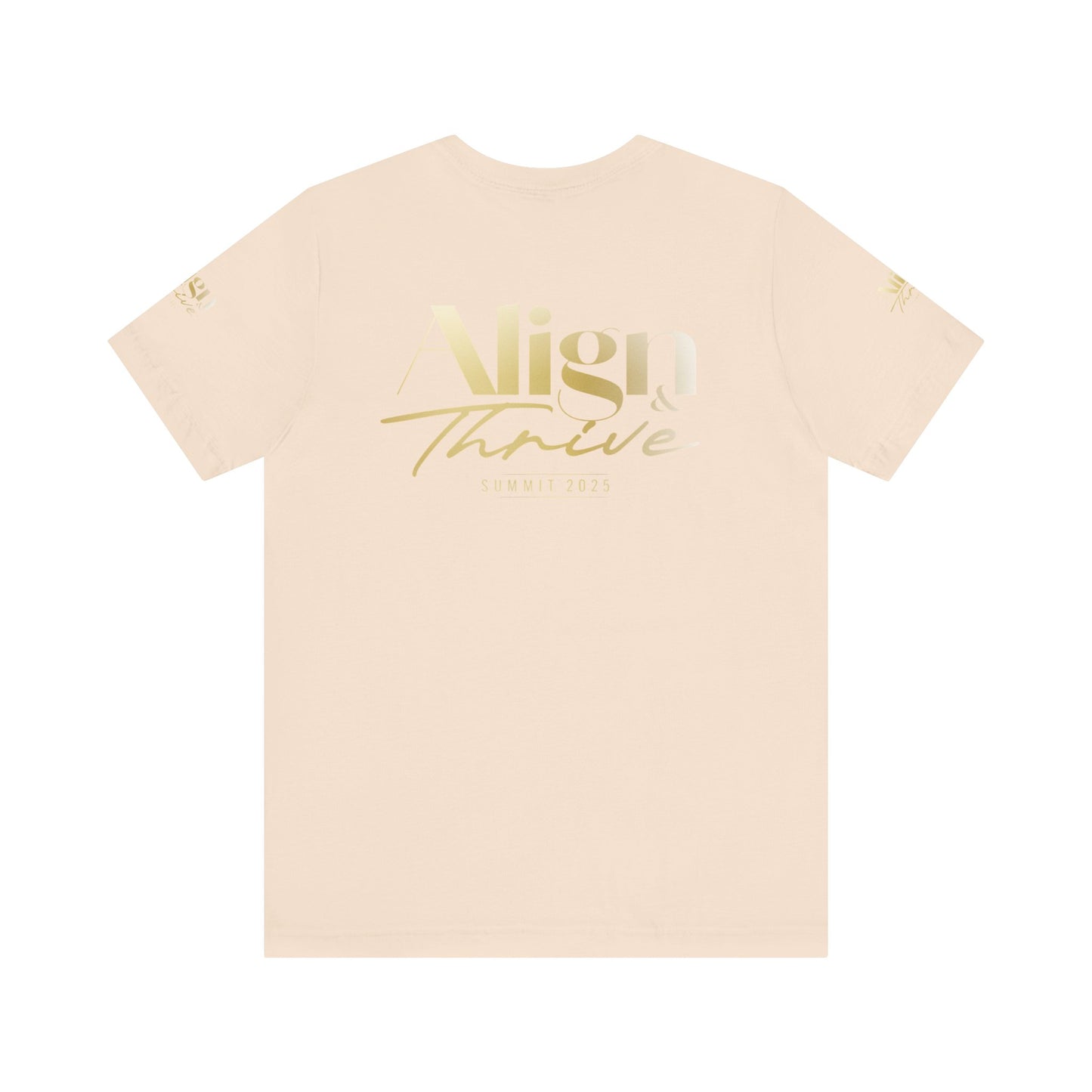 Unisex Motivational Tee - Align & Thrive | Inspirational Shirt for Fitness, Mental Health, Self-Care, Gift for Her, Casual Wear
