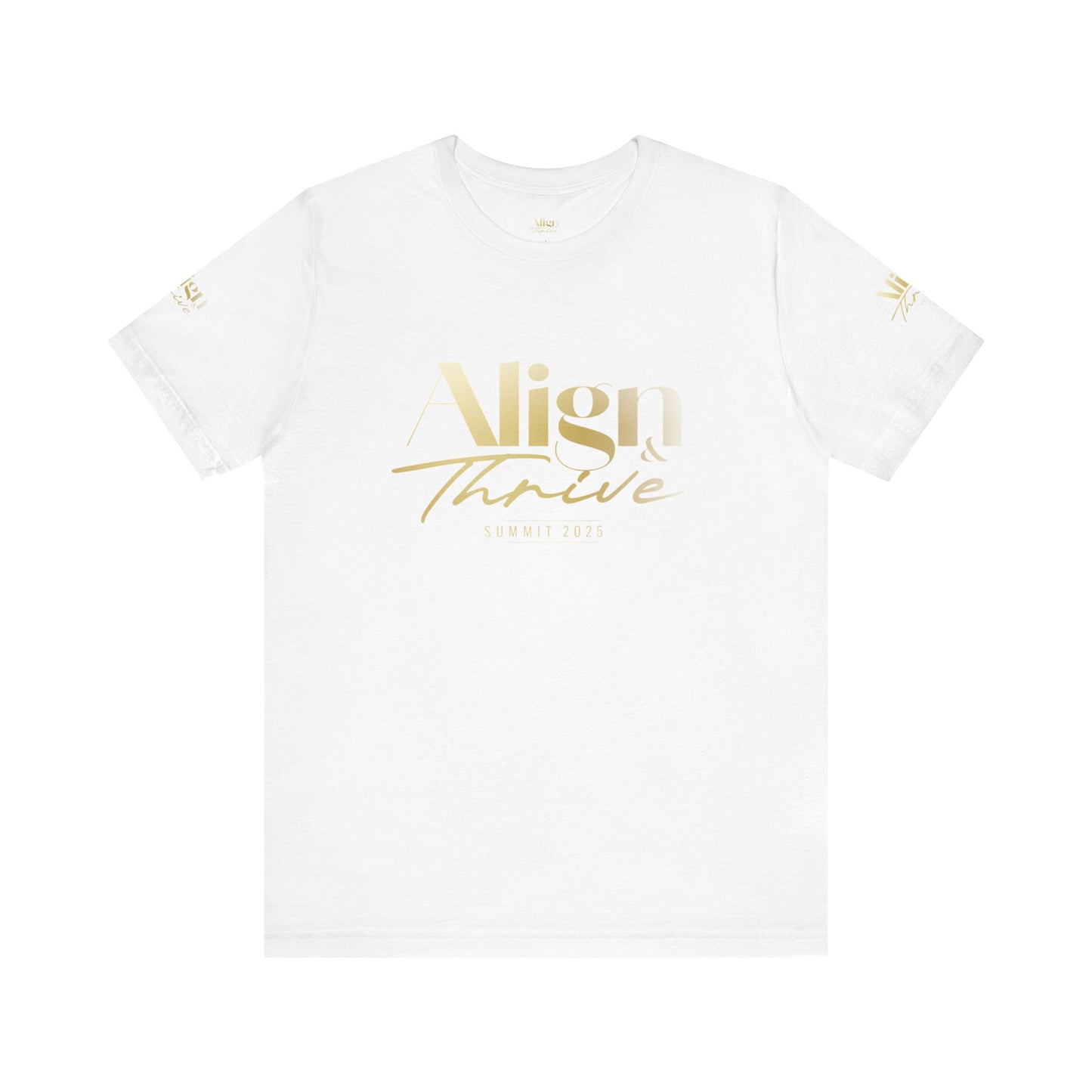 Unisex Motivational Tee - Align & Thrive | Inspirational Shirt for Fitness, Mental Health, Self-Care, Gift for Her, Casual Wear