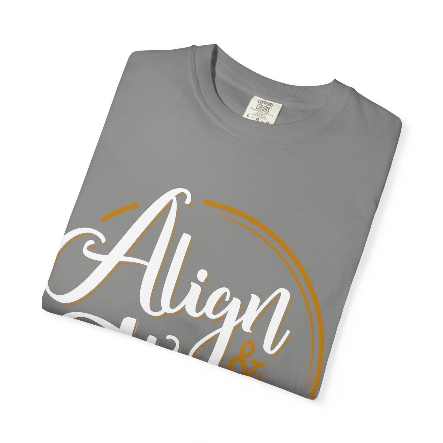 Align & Thrive Unisex T-shirt, Motivational Tee, Summit 2025 Shirt, Inspirational Apparel, Relaxed Fit Shirt