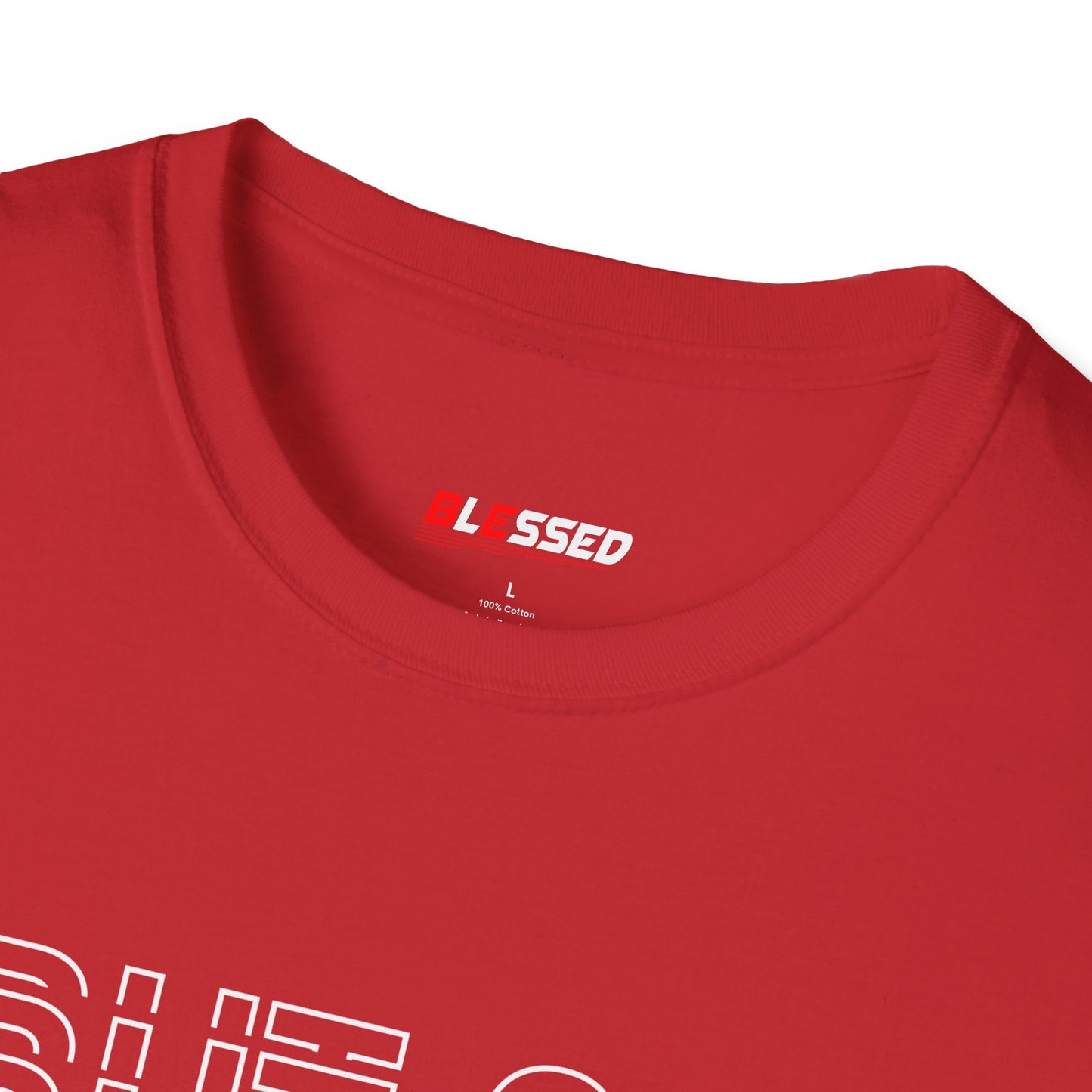 Blessed Motivational Unisex Softstyle T-Shirt | Casual Wear, Graphic Tee, Inspirational Gift, Everyday Comfort, Statement Shirt, Unique Style