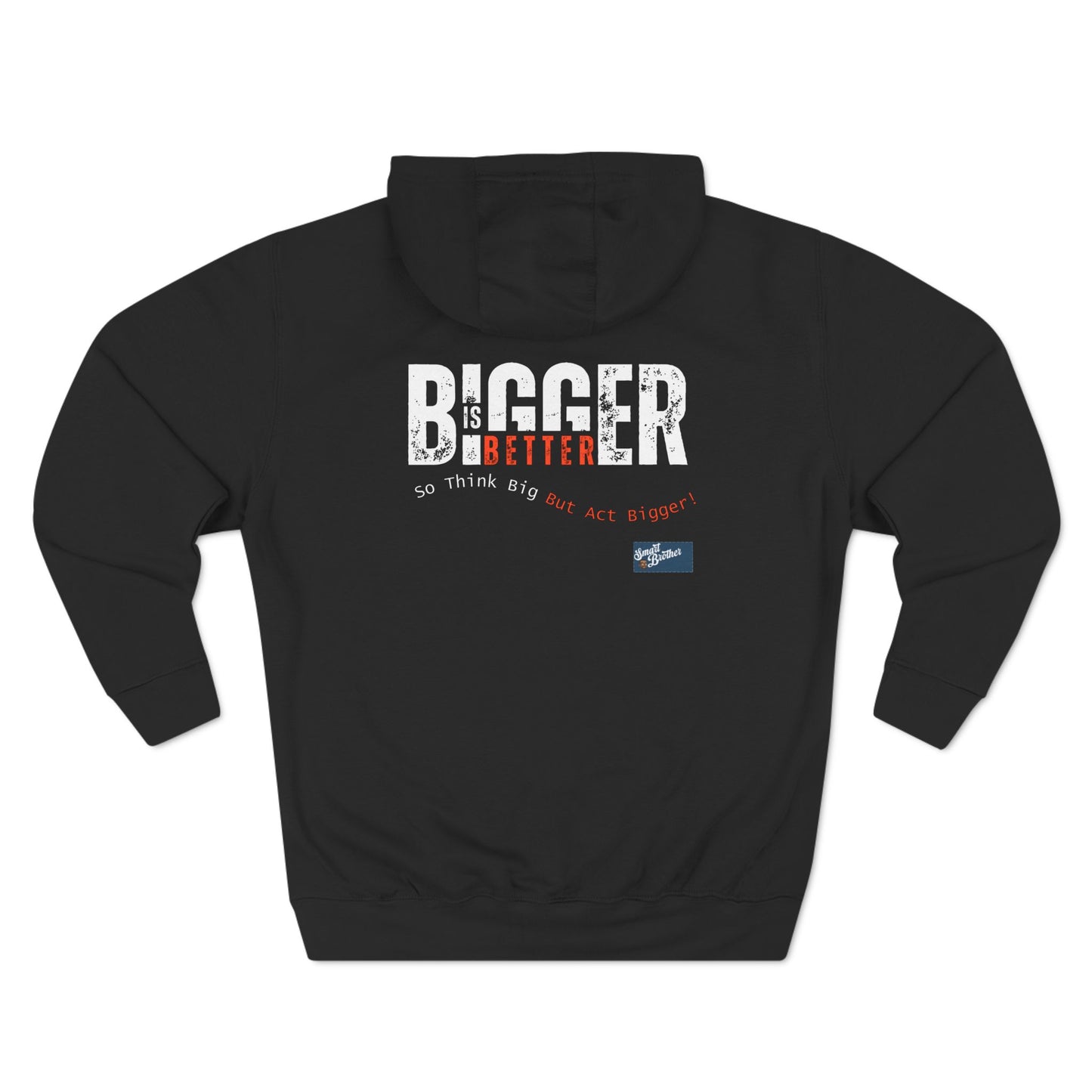 Smart Brother Three-Panel Fleece Hoodie