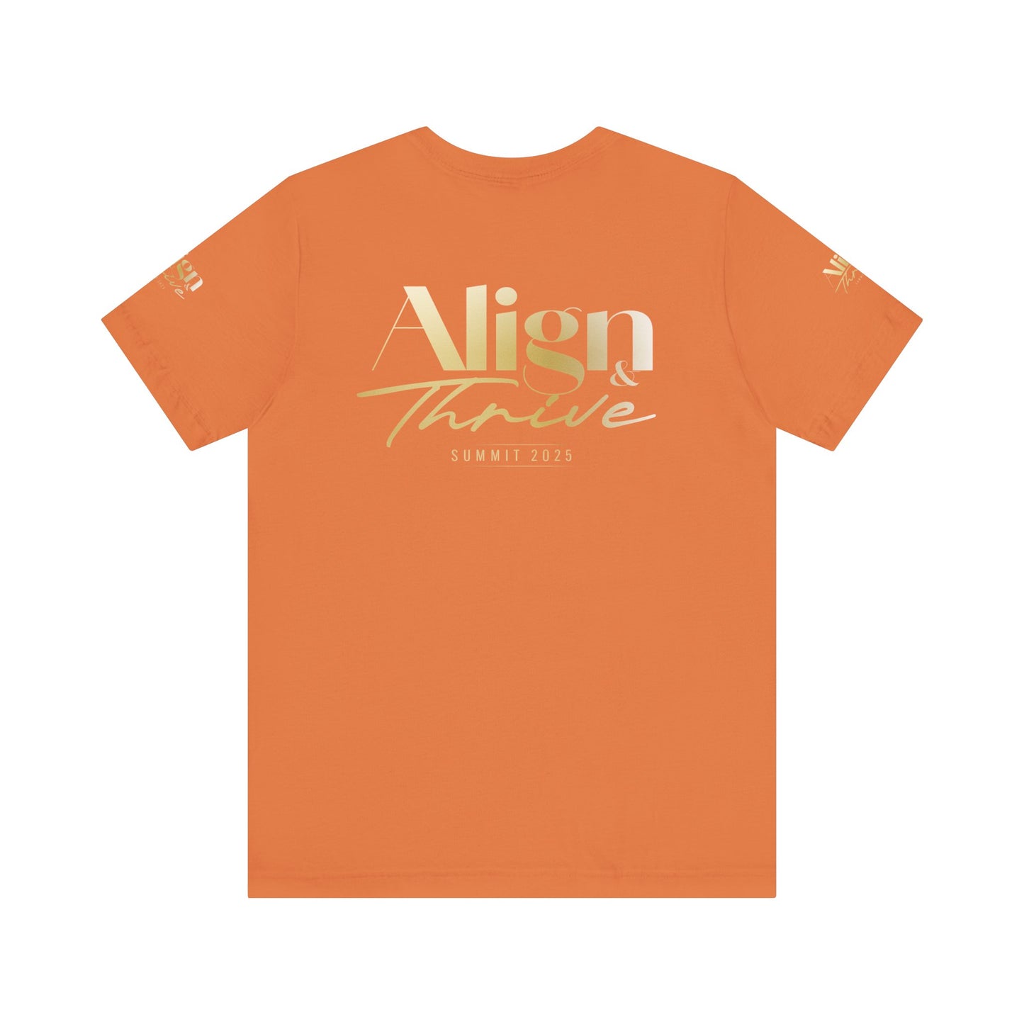 Unisex Motivational Tee - Align & Thrive | Inspirational Shirt for Fitness, Mental Health, Self-Care, Gift for Her, Casual Wear
