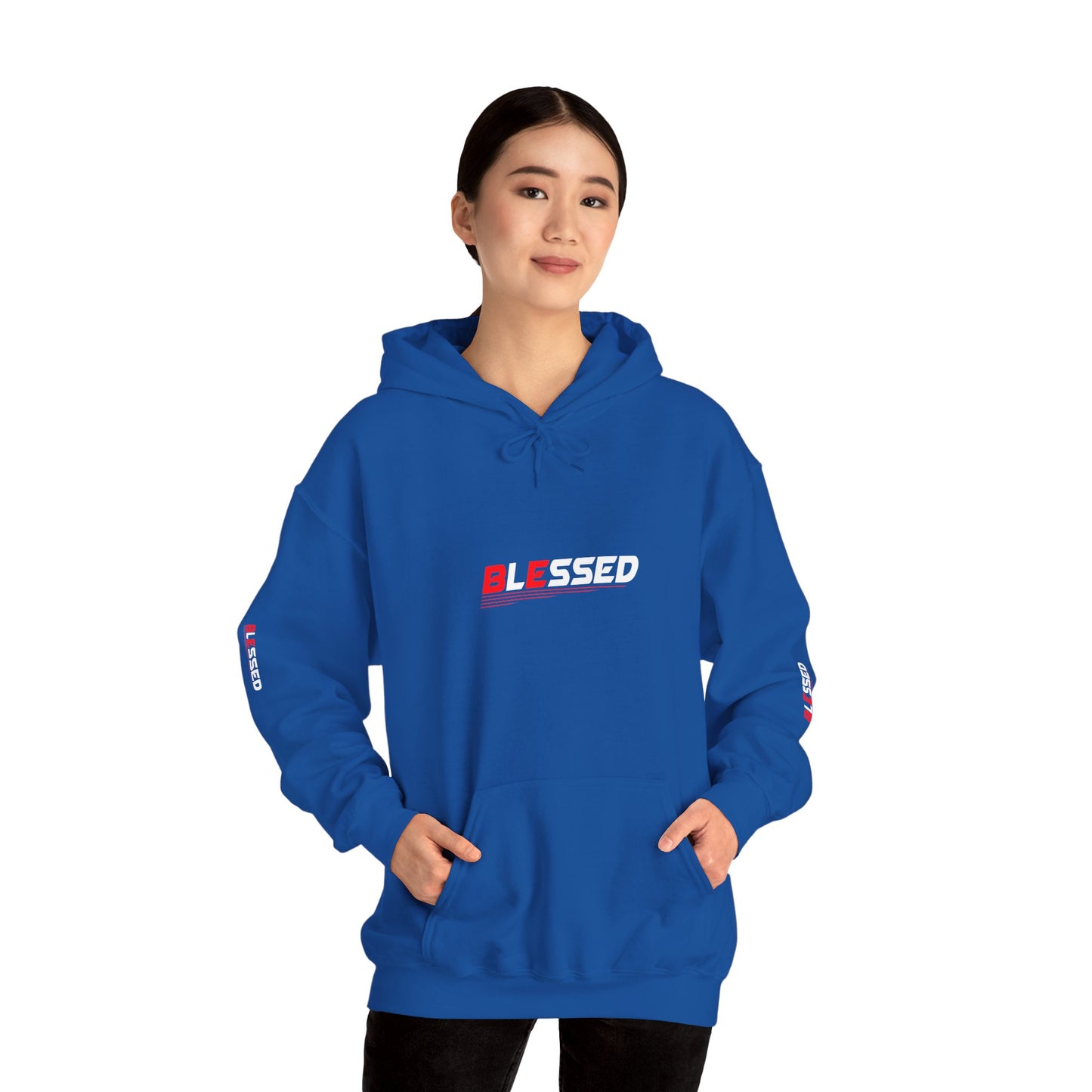 Blessed Unisex Heavy Blend Hoodie | Cozy Sweatshirt for Everyday Comfort, Gift for Faith and Inspiration, Perfect for Holidays & Casual Wear