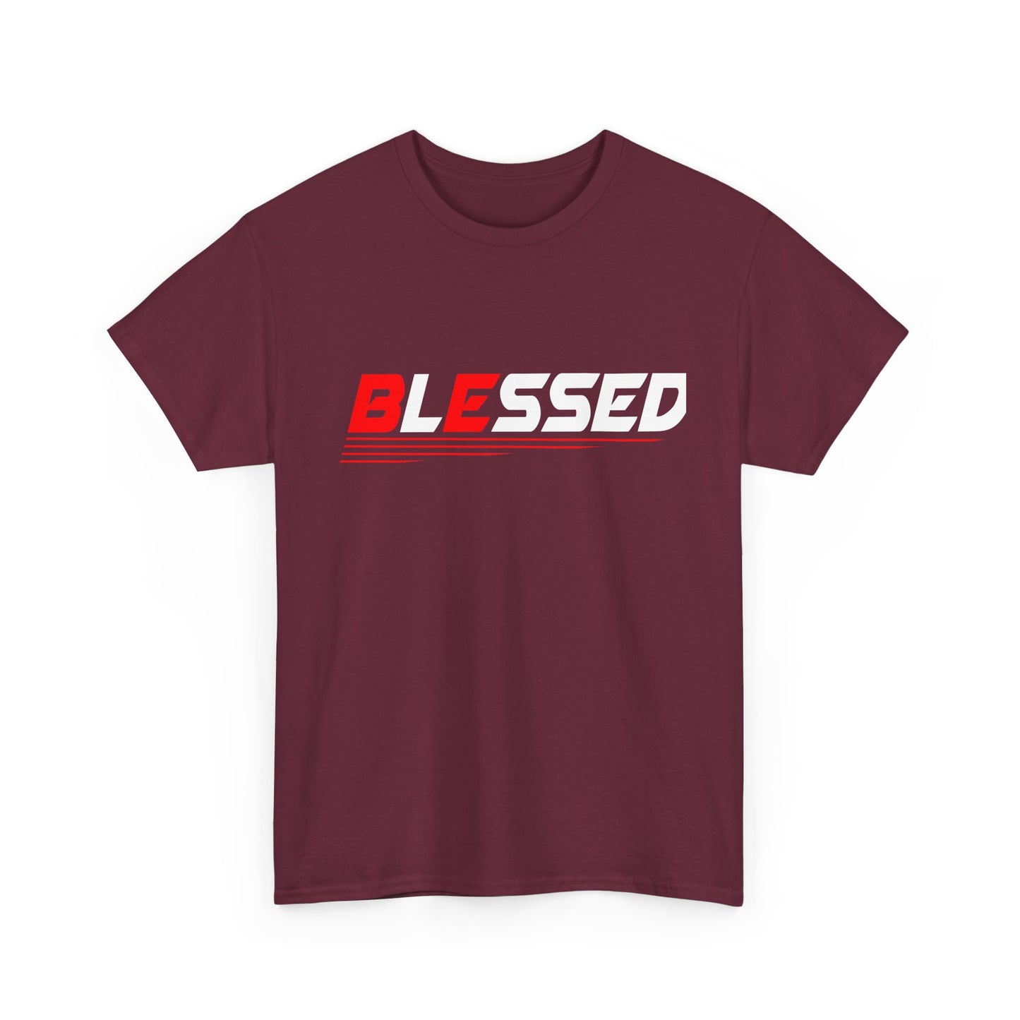 Blessed Unisex Heavy Cotton Tee | Motivational Shirt, Gift for Friends, Casual Wear, Spiritual Fashion, Everyday Comfort
