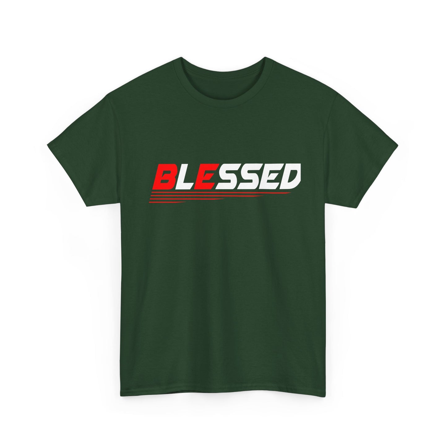 Blessed Unisex Heavy Cotton Tee | Motivational Shirt, Gift for Friends, Casual Wear, Spiritual Fashion, Everyday Comfort