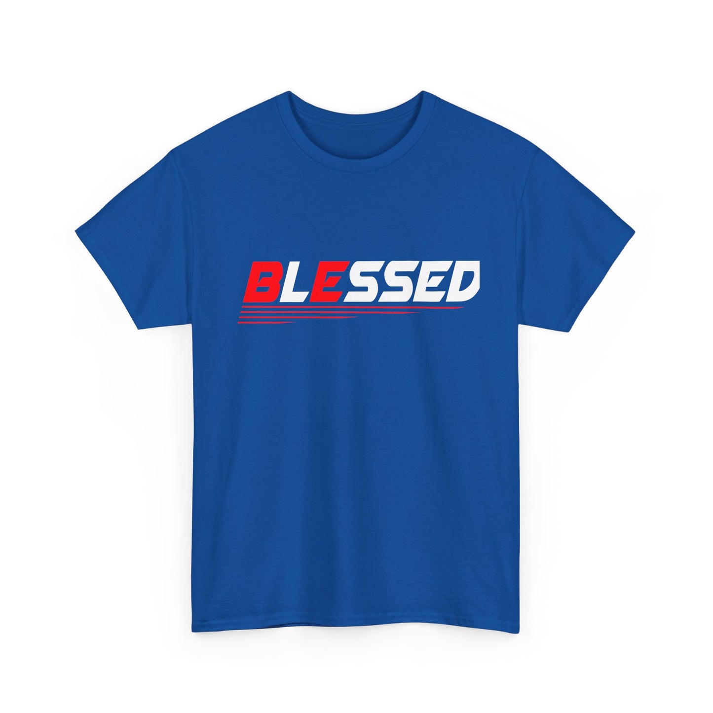 Blessed Unisex Heavy Cotton Tee | Motivational Shirt, Gift for Friends, Casual Wear, Spiritual Fashion, Everyday Comfort