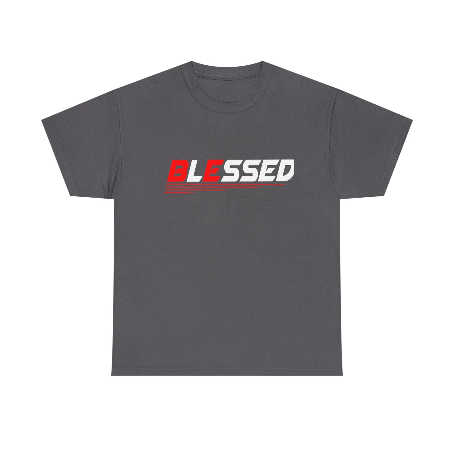 Blessed Unisex Heavy Cotton Tee | Motivational Shirt, Gift for Friends, Casual Wear, Spiritual Fashion, Everyday Comfort