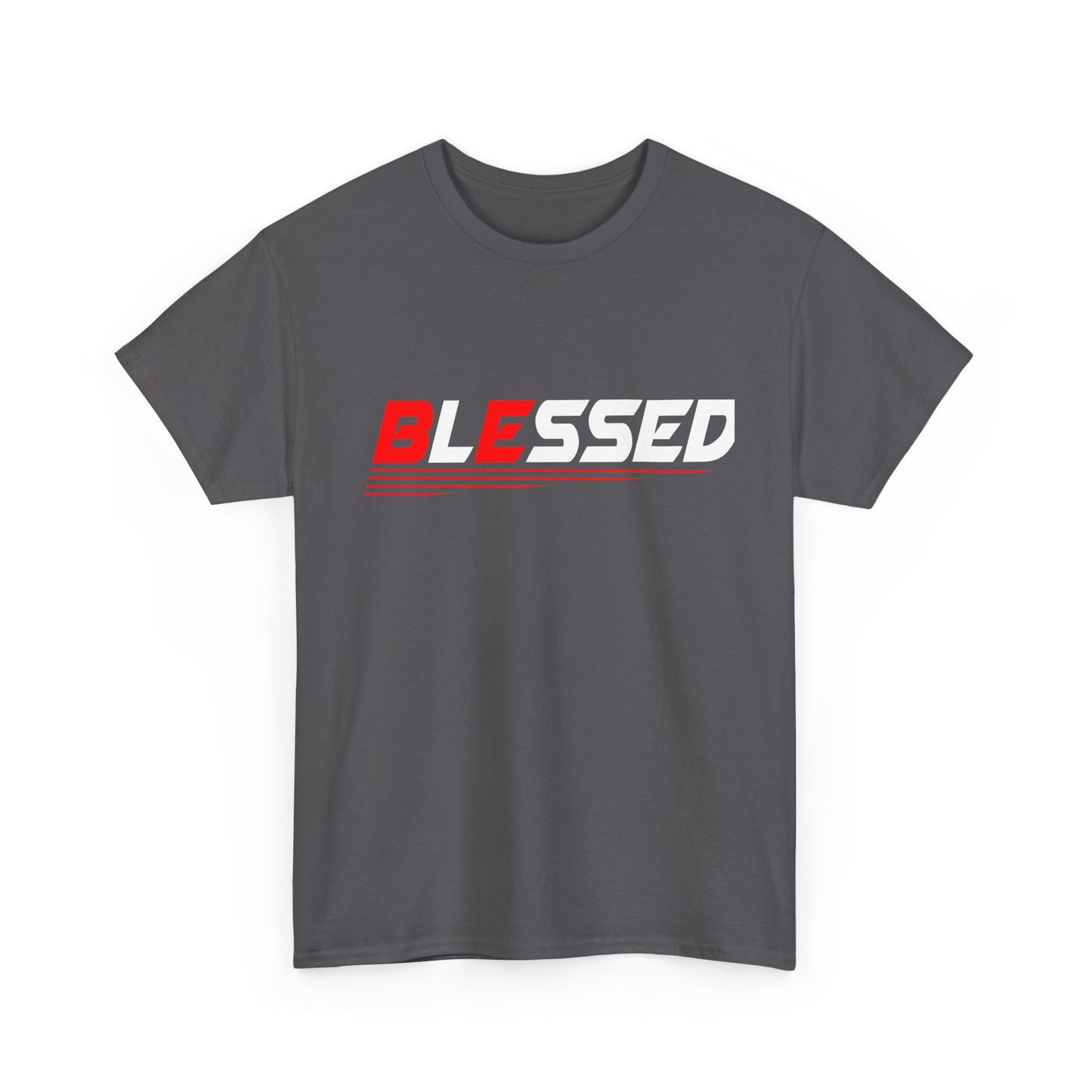 Blessed Unisex Heavy Cotton Tee | Motivational Shirt, Gift for Friends, Casual Wear, Spiritual Fashion, Everyday Comfort