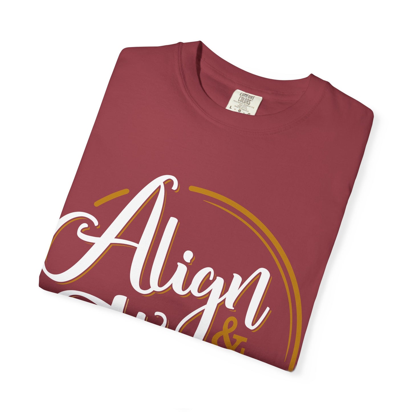 Align & Thrive Unisex T-shirt, Motivational Tee, Summit 2025 Shirt, Inspirational Apparel, Relaxed Fit Shirt